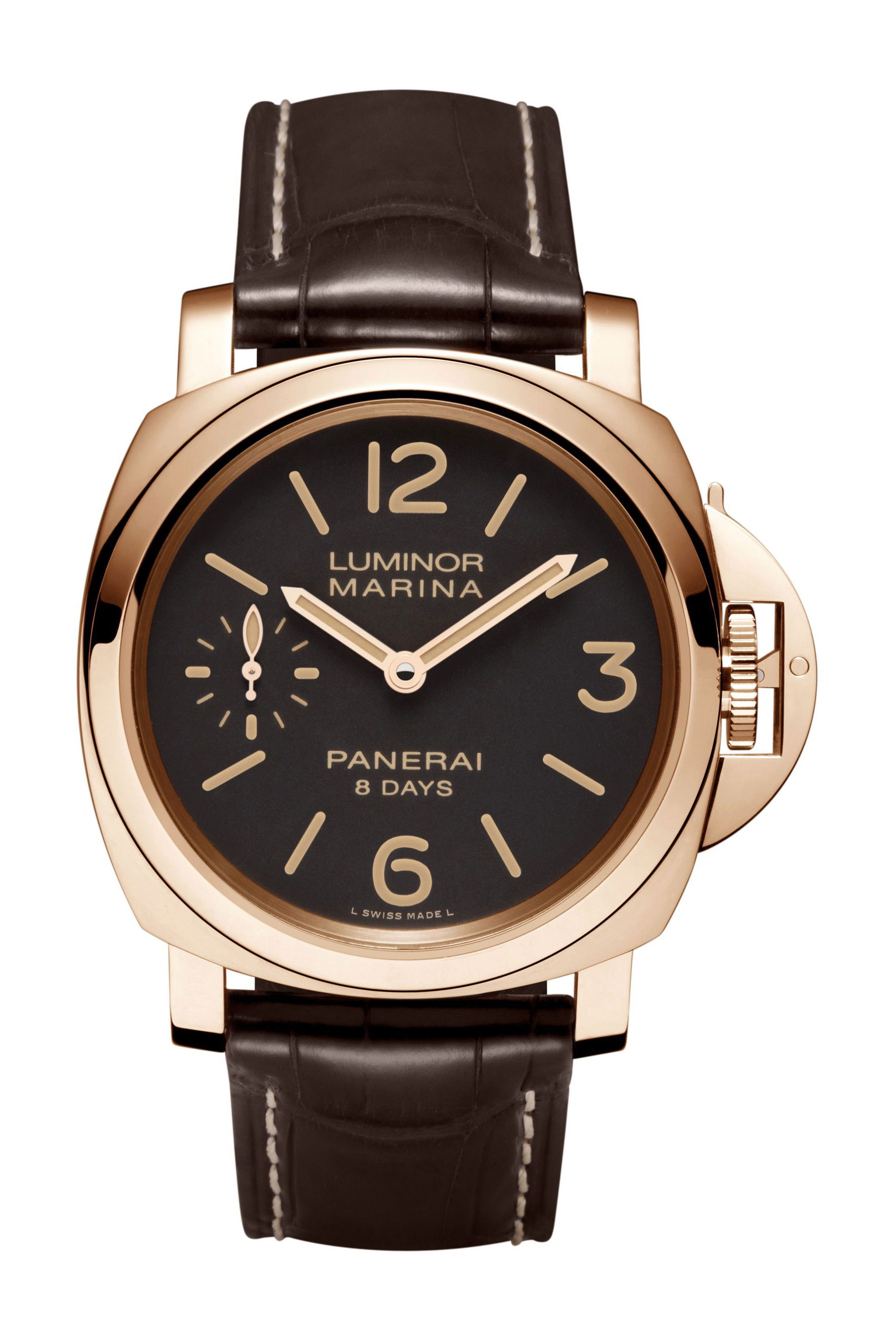 Panerai Luminor Marina 8 Days Oro Rosso watch
