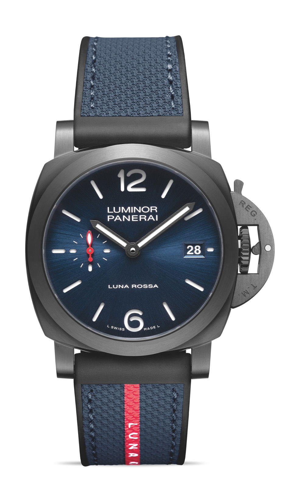 Panerai Luminor Quaranta Steel DLC Luna Rossa watch