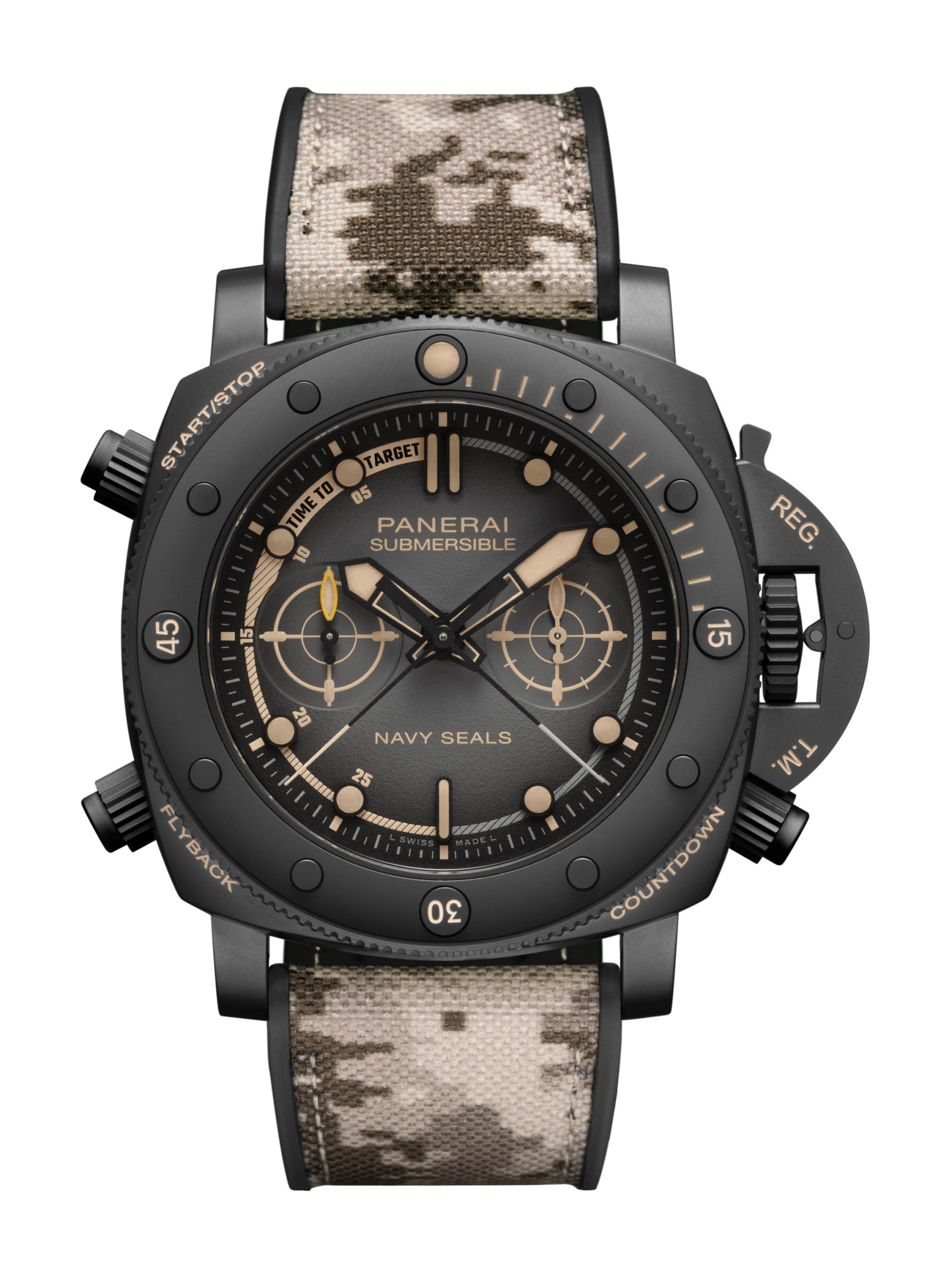 Panerai Submersible Chrono Navy SEALs Titanio watch