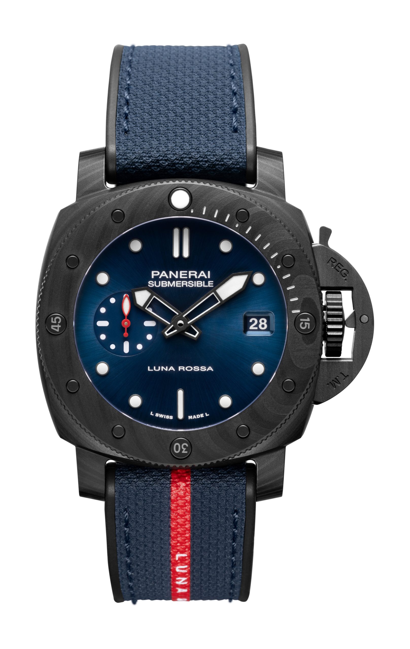 Panerai Submersible Luna Rossa Carbotech watch