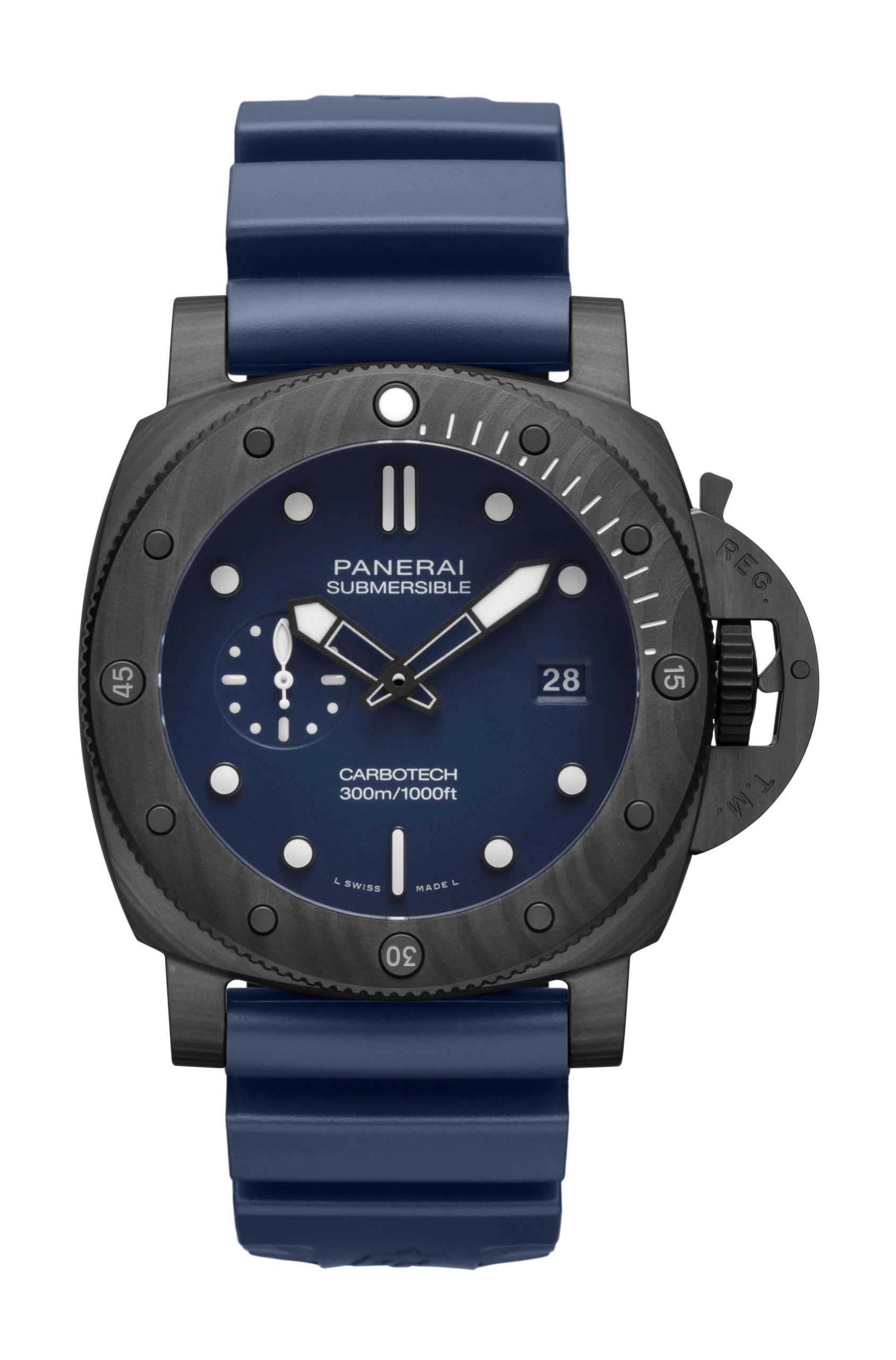 Panerai Submersible QuarantaQuattro Carbotech Blu Abisso watch