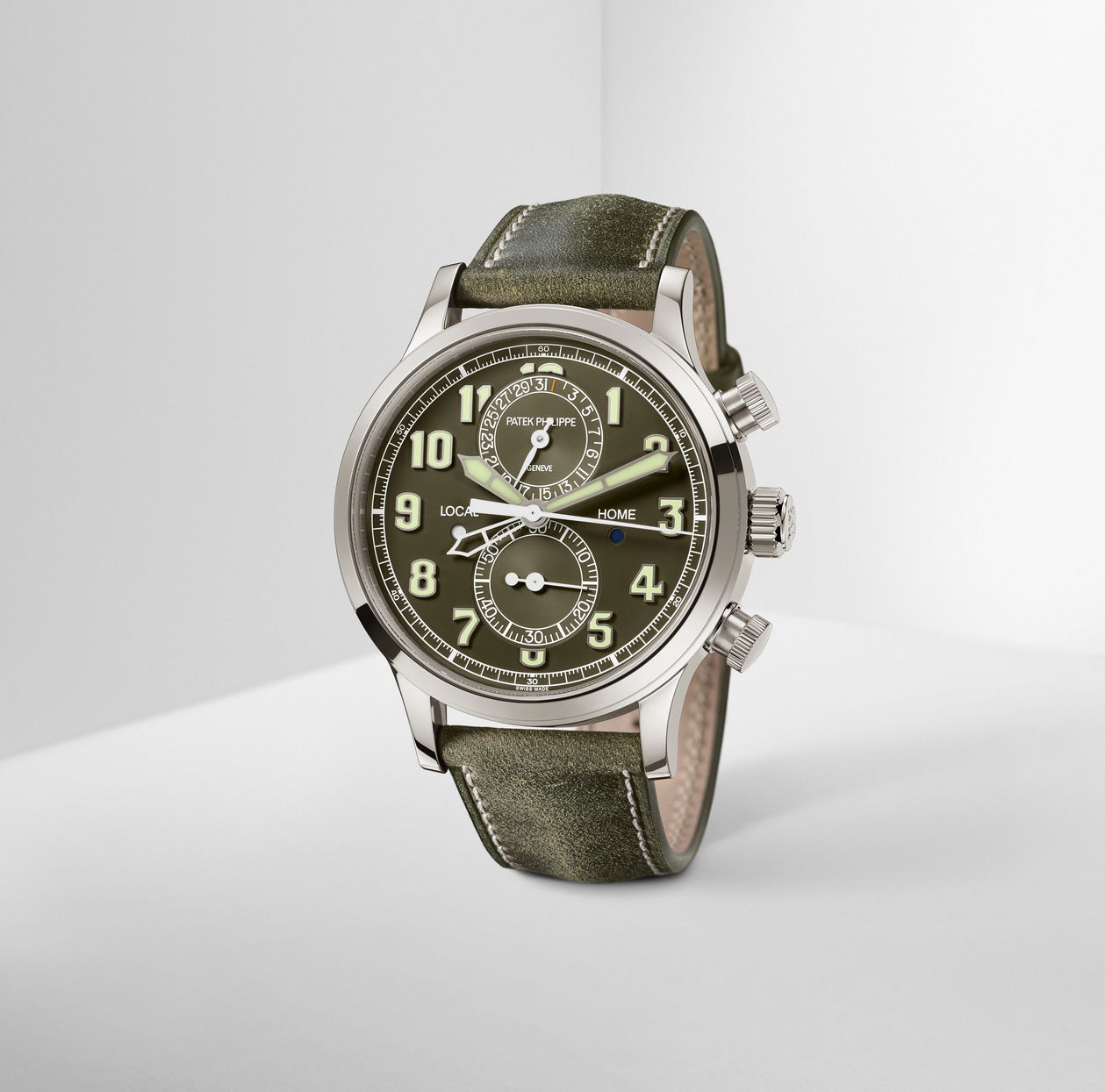 Patek Philippe Calatrava Pilot Travel Time Chronograph - View 2