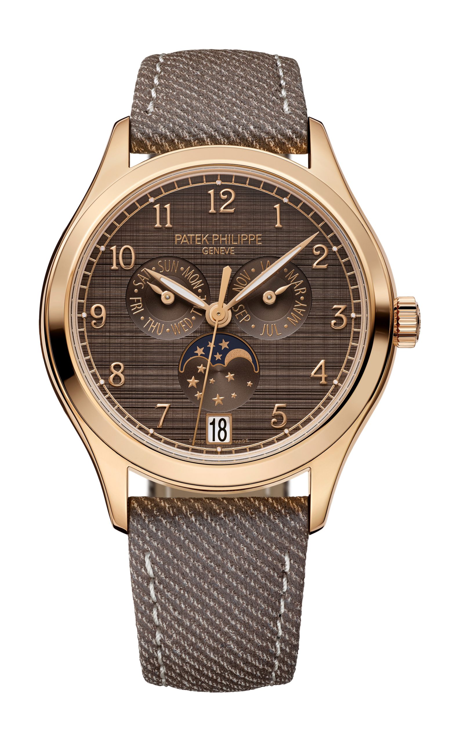 Patek Philippe Complications Annual Calendar Moon Phases watch