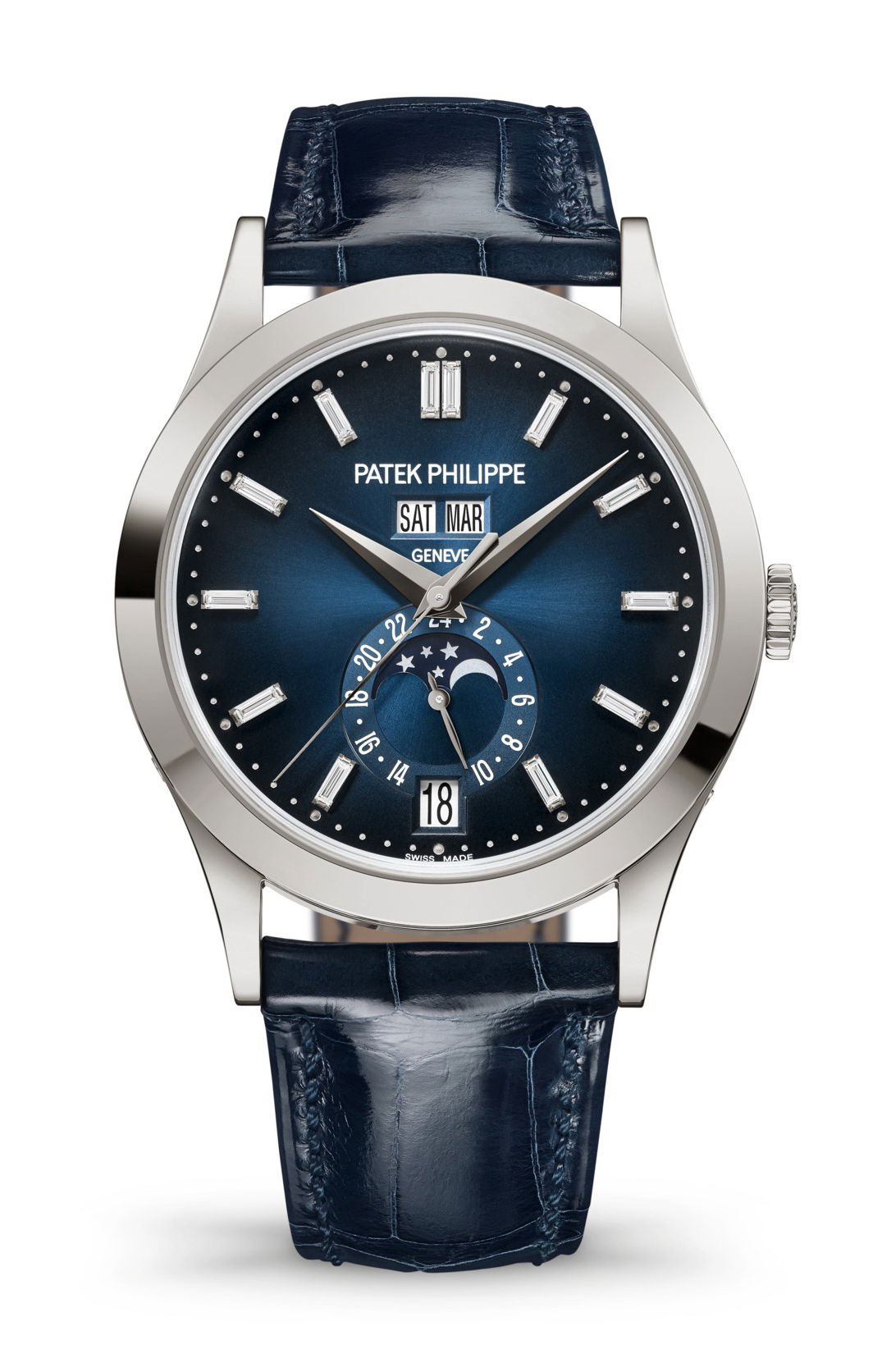 Patek Philippe Complications Annual Calendar Moon Phases watch