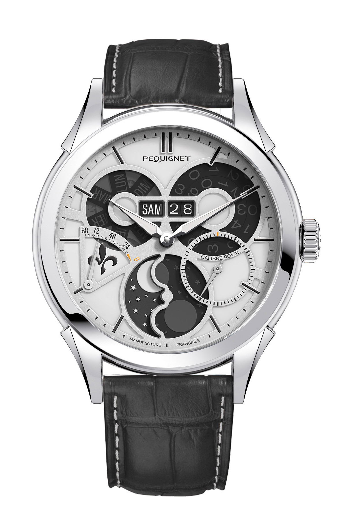 Pequignet Royale Saphir Eclipse White watch