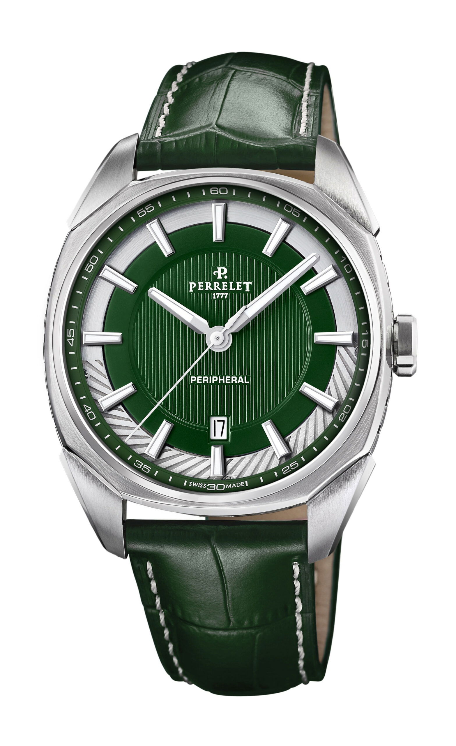 Perrelet LAB Peripheral 3-Hands Emerald Green watch