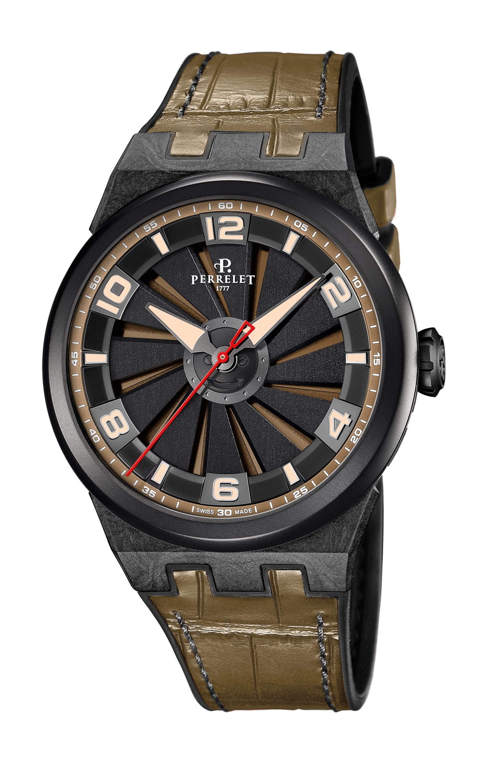 Perrelet Turbine Carbon Khaki watch