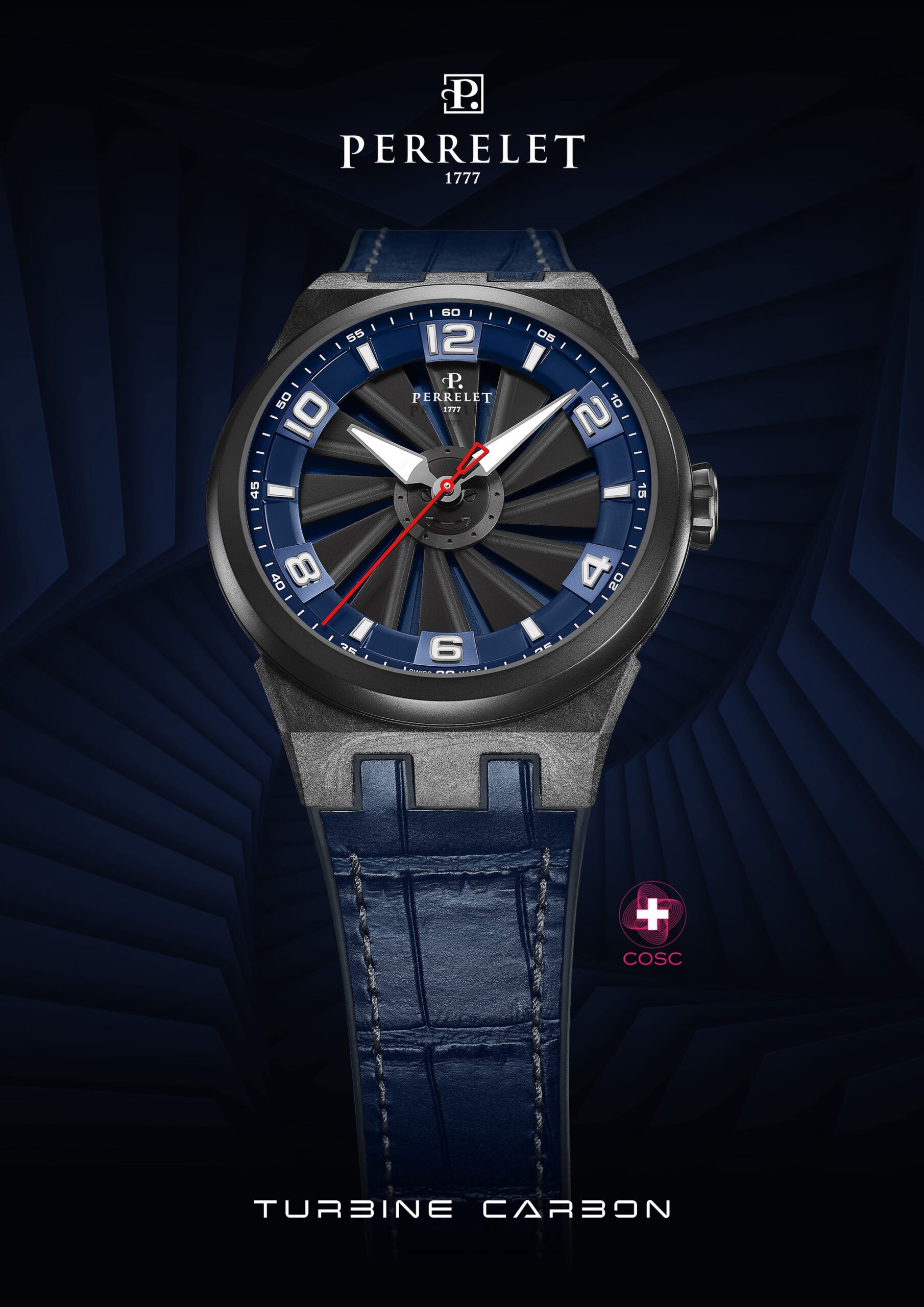 Perrelet Turbine Carbon Midnight Blue - View 2