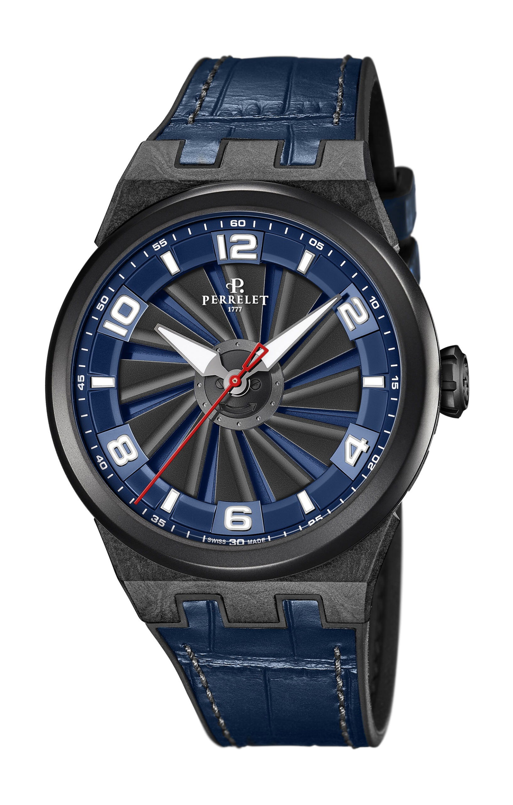 Perrelet Turbine Carbon Midnight Blue watch
