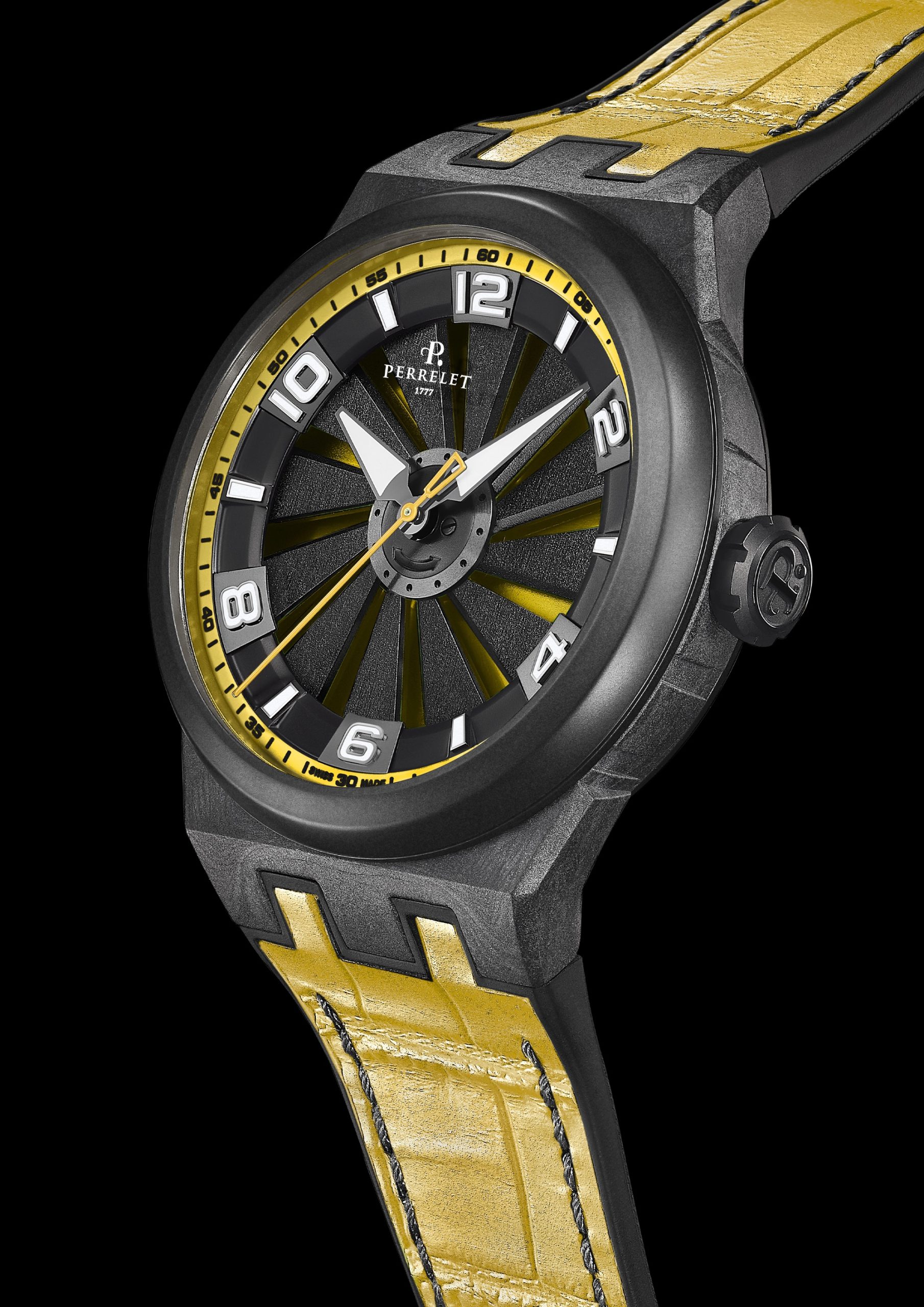 Perrelet Turbine Carbon Yellow - View 2