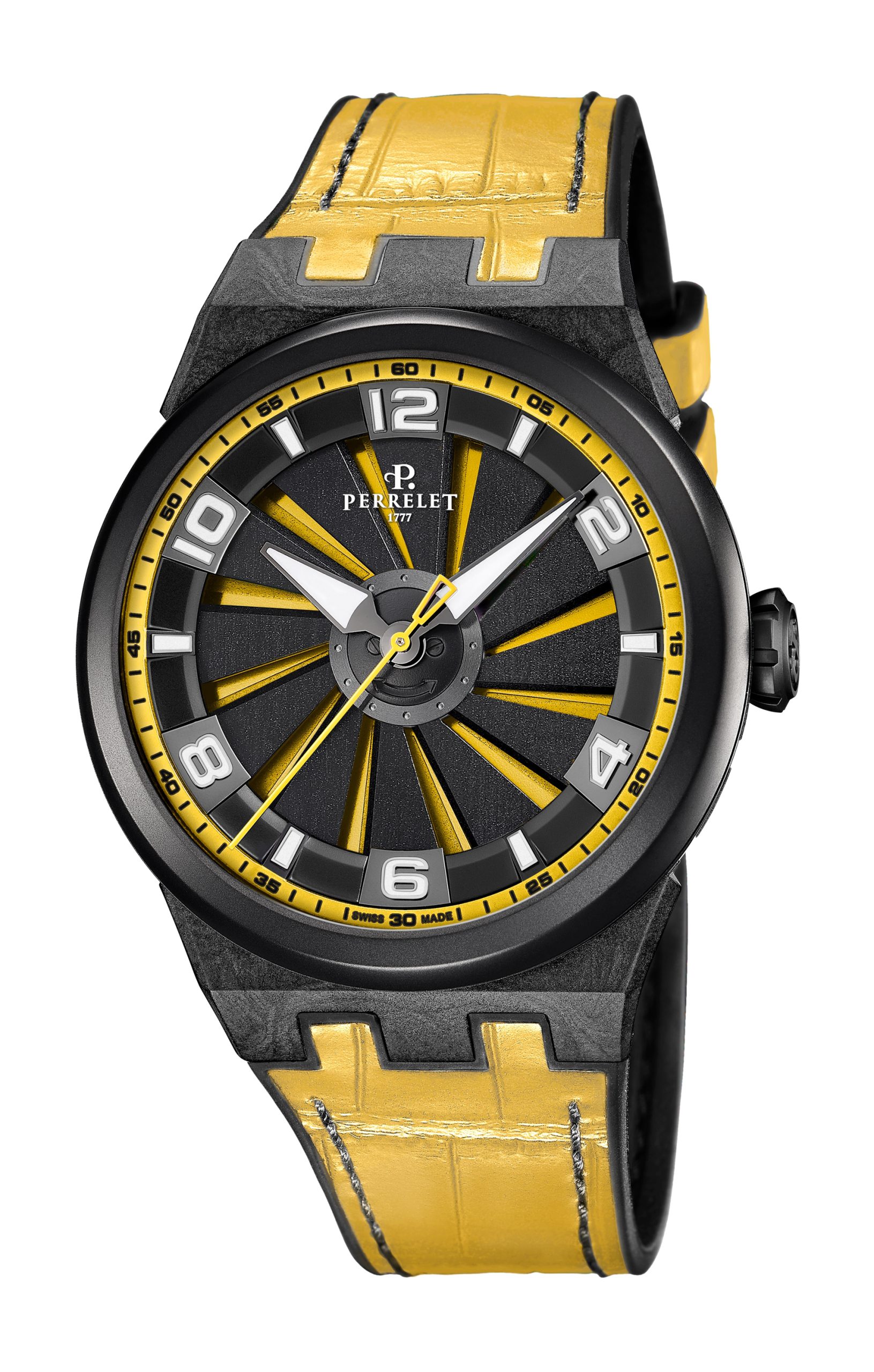 Perrelet Turbine Carbon Yellow watch