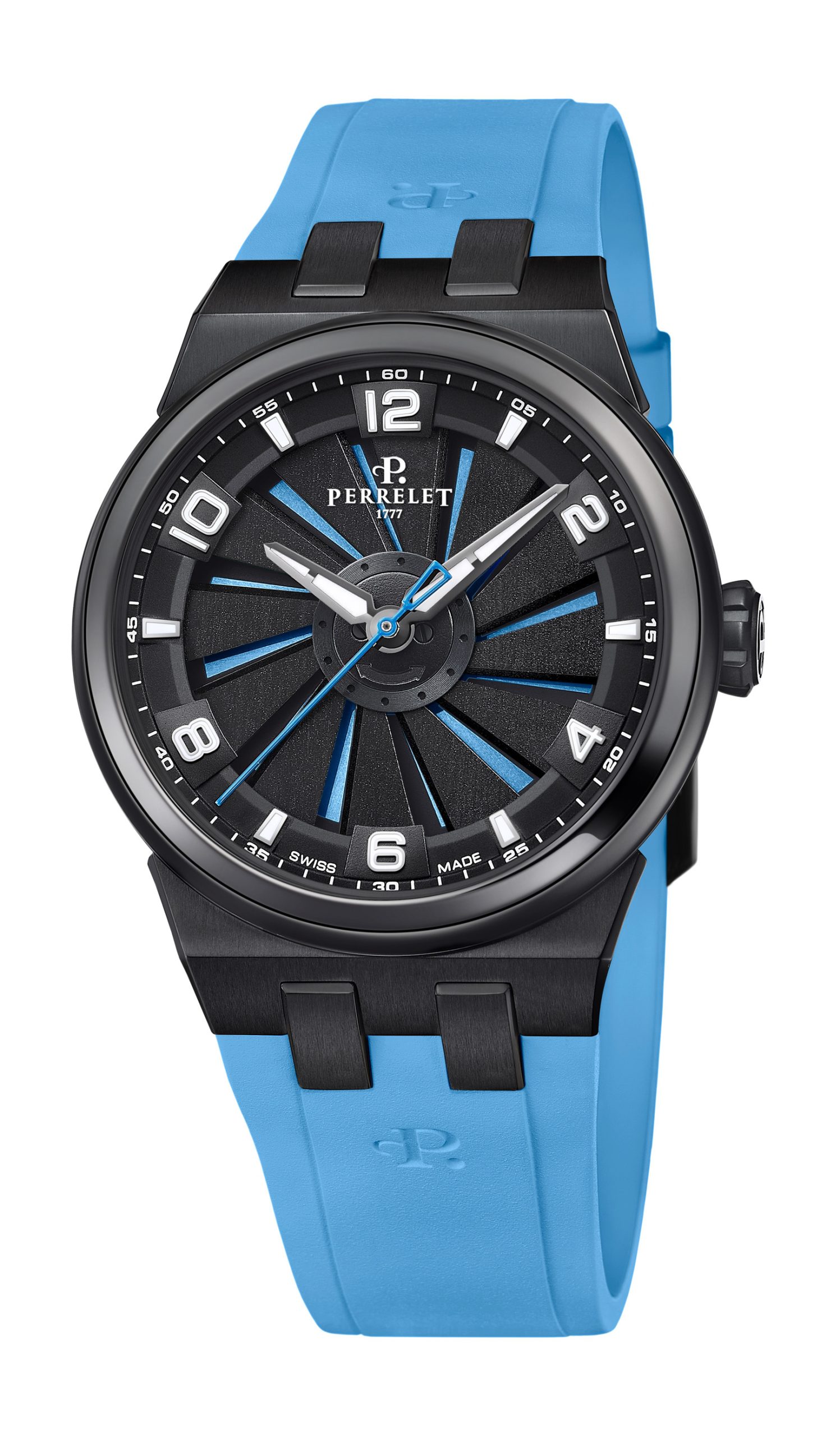 Perrelet Turbine 41 Titanium Ice Blue watch