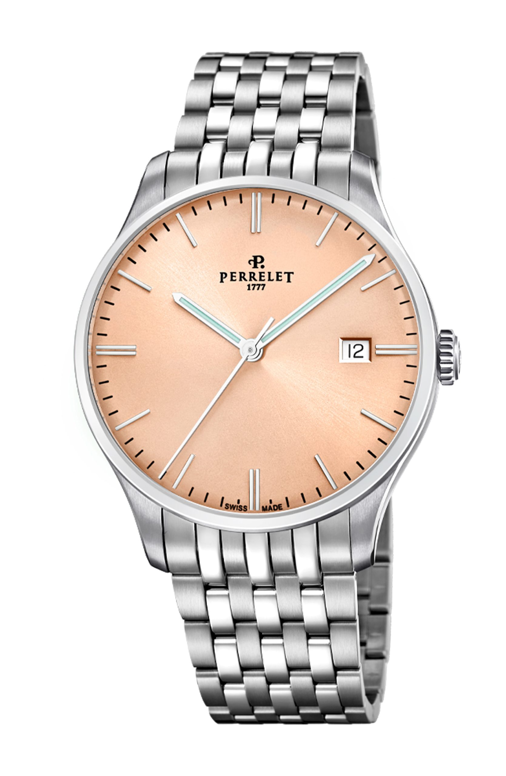 Perrelet Weekend 3 Hands Salmon watch