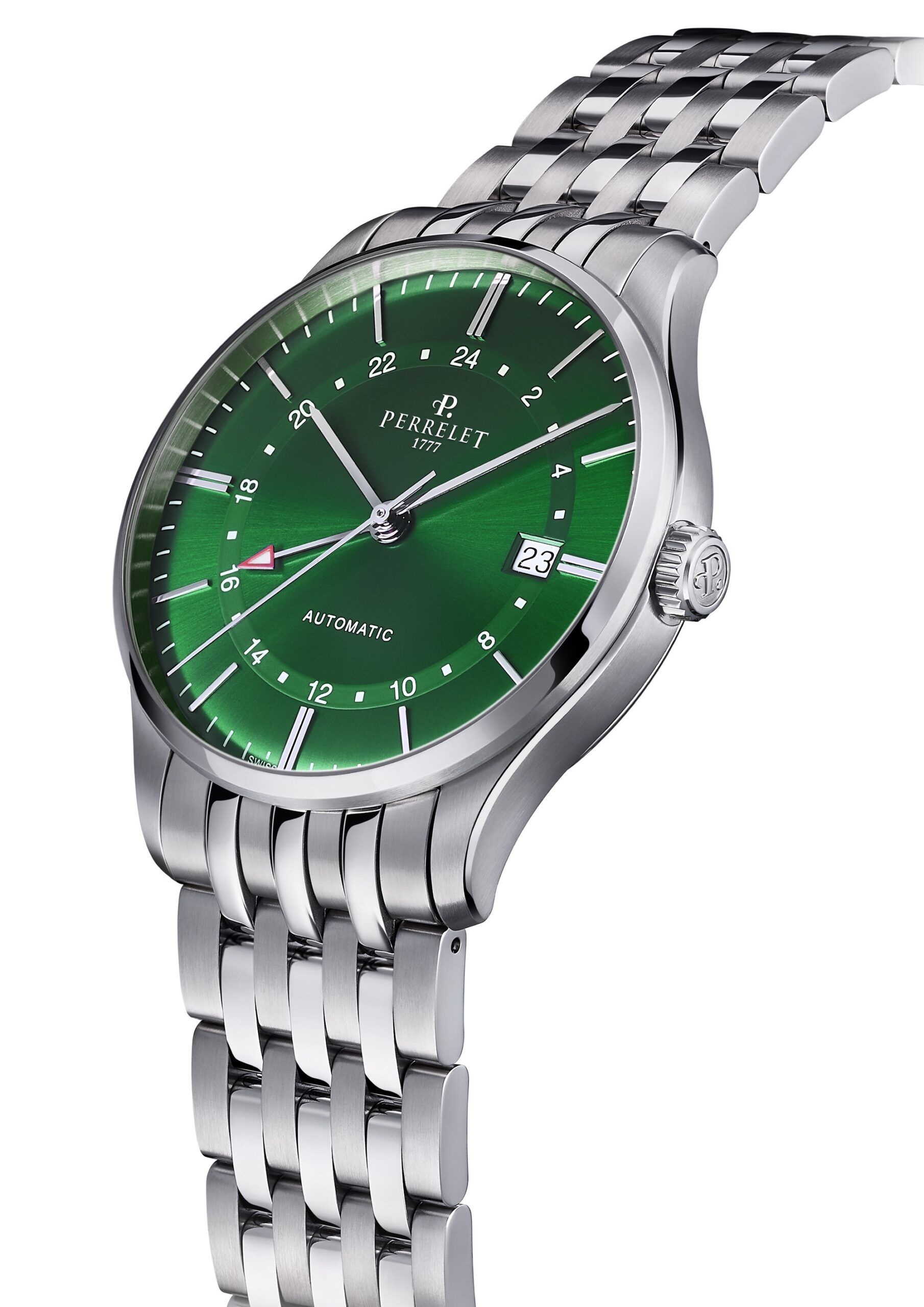 Perrelet Weekend GMT Green - View 3