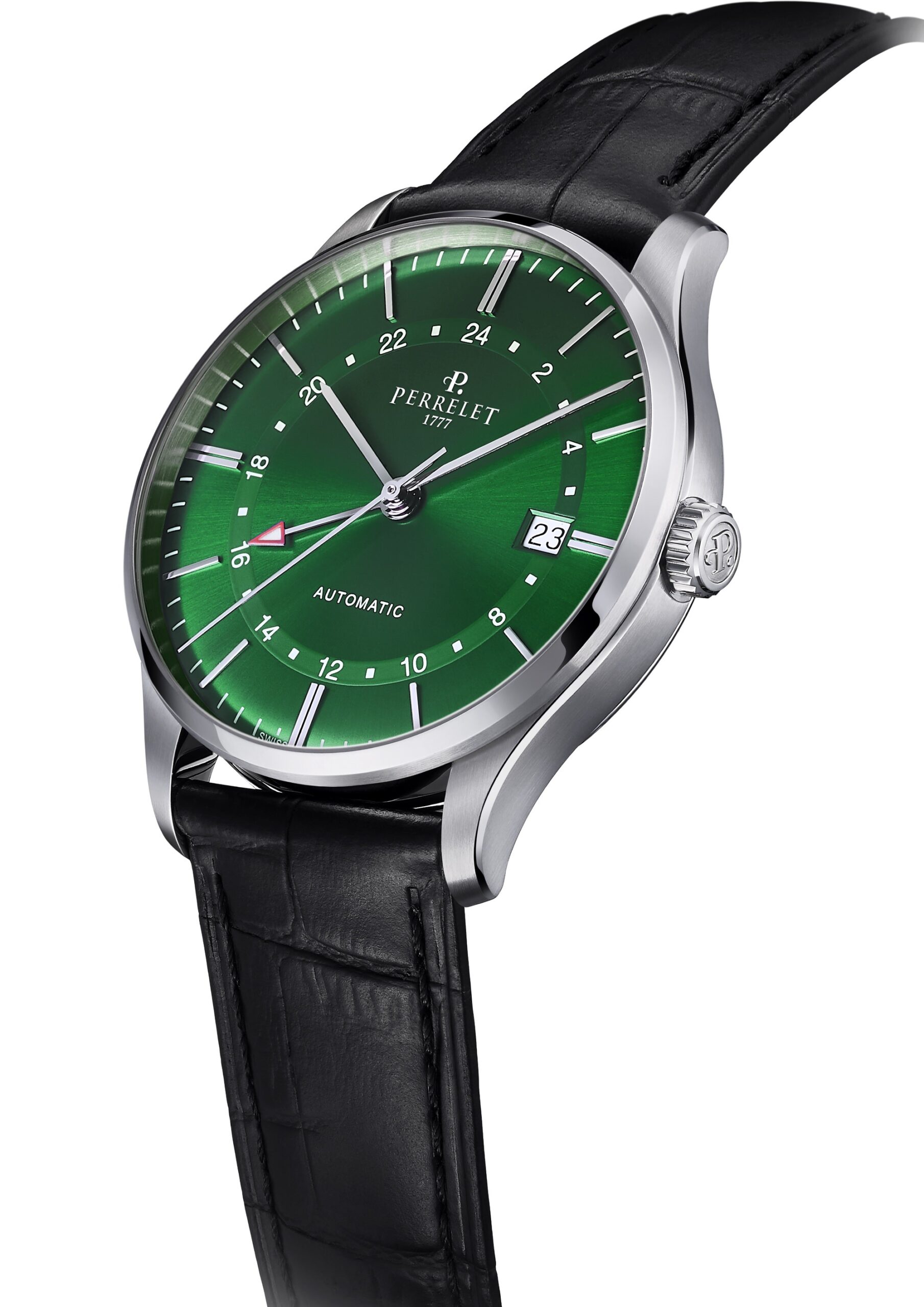 Perrelet Weekend GMT Green - View 3