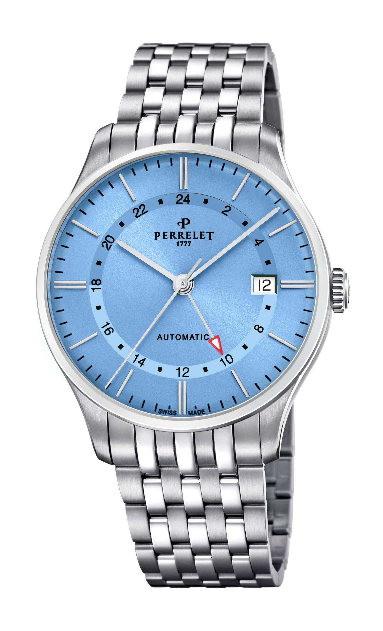Perrelet Weekend GMT Ice Blue watch