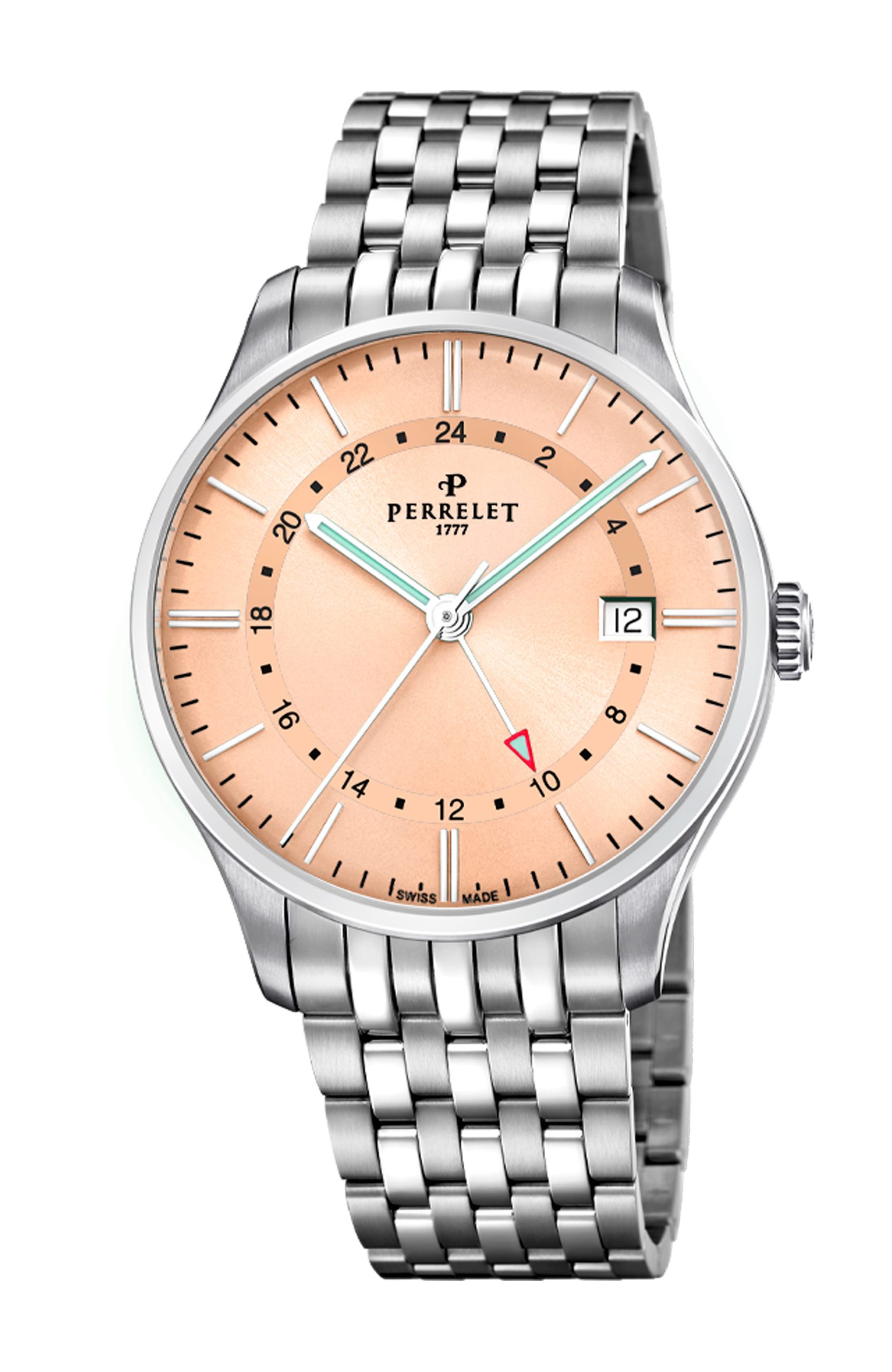 Perrelet Weekend GMT Salmon watch