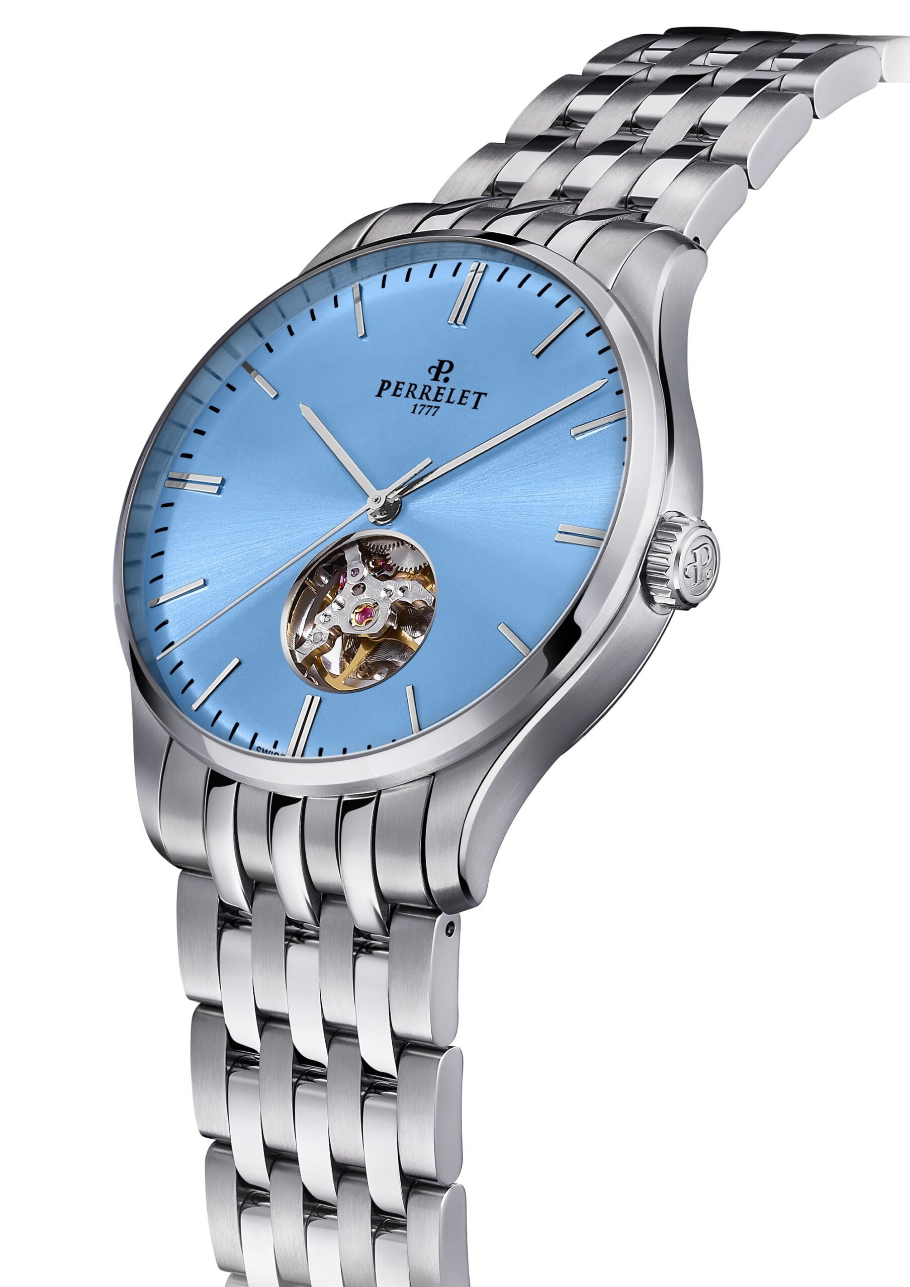 Perrelet Weekend Open Heart Ice Blue - View 2