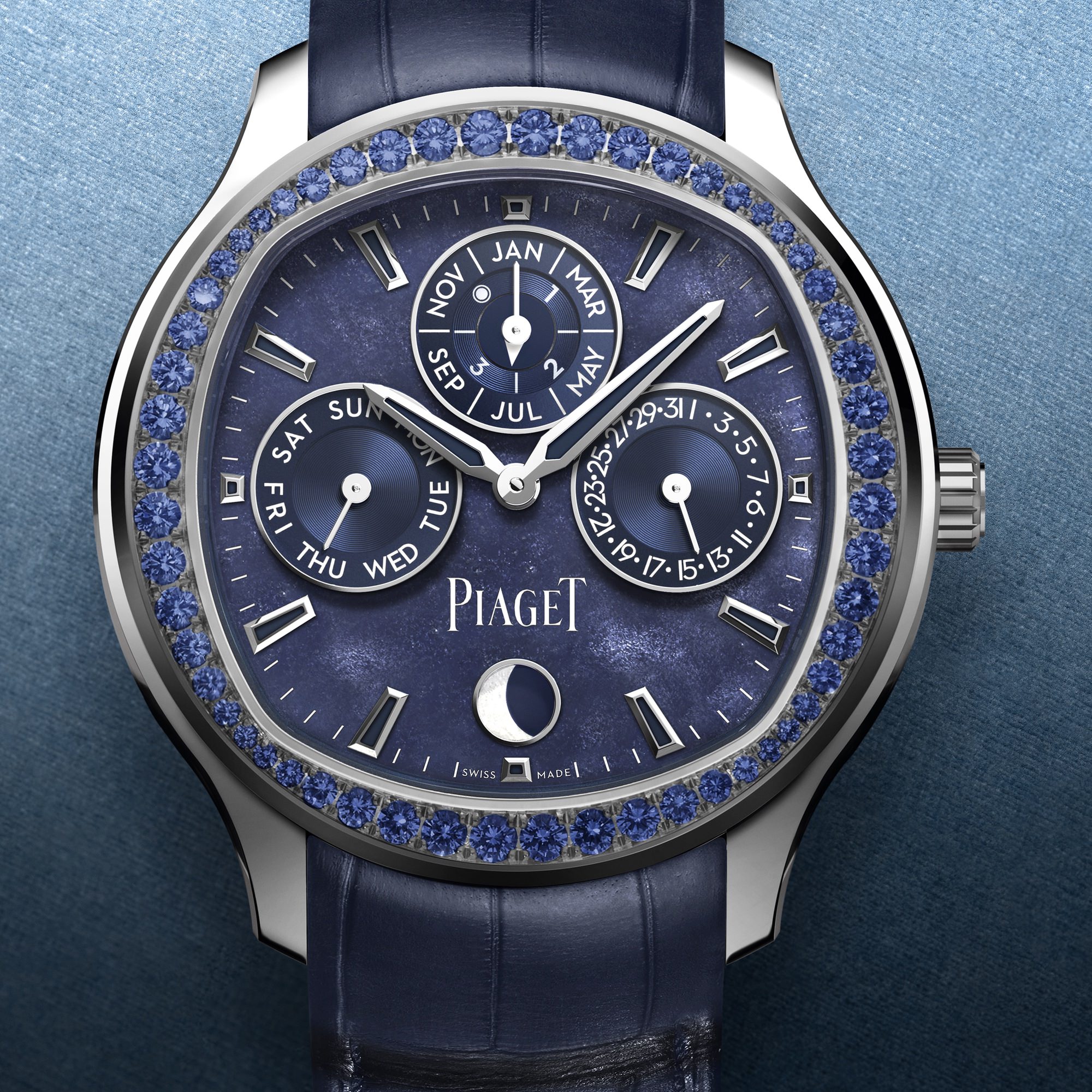 Piaget Polo Perpetual Calendar Obsidian - View 3