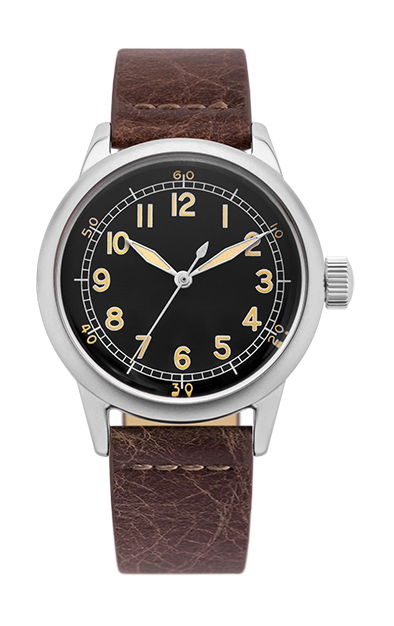 Praesidus Spec 2 Ameriquartz – Patina Leather watch