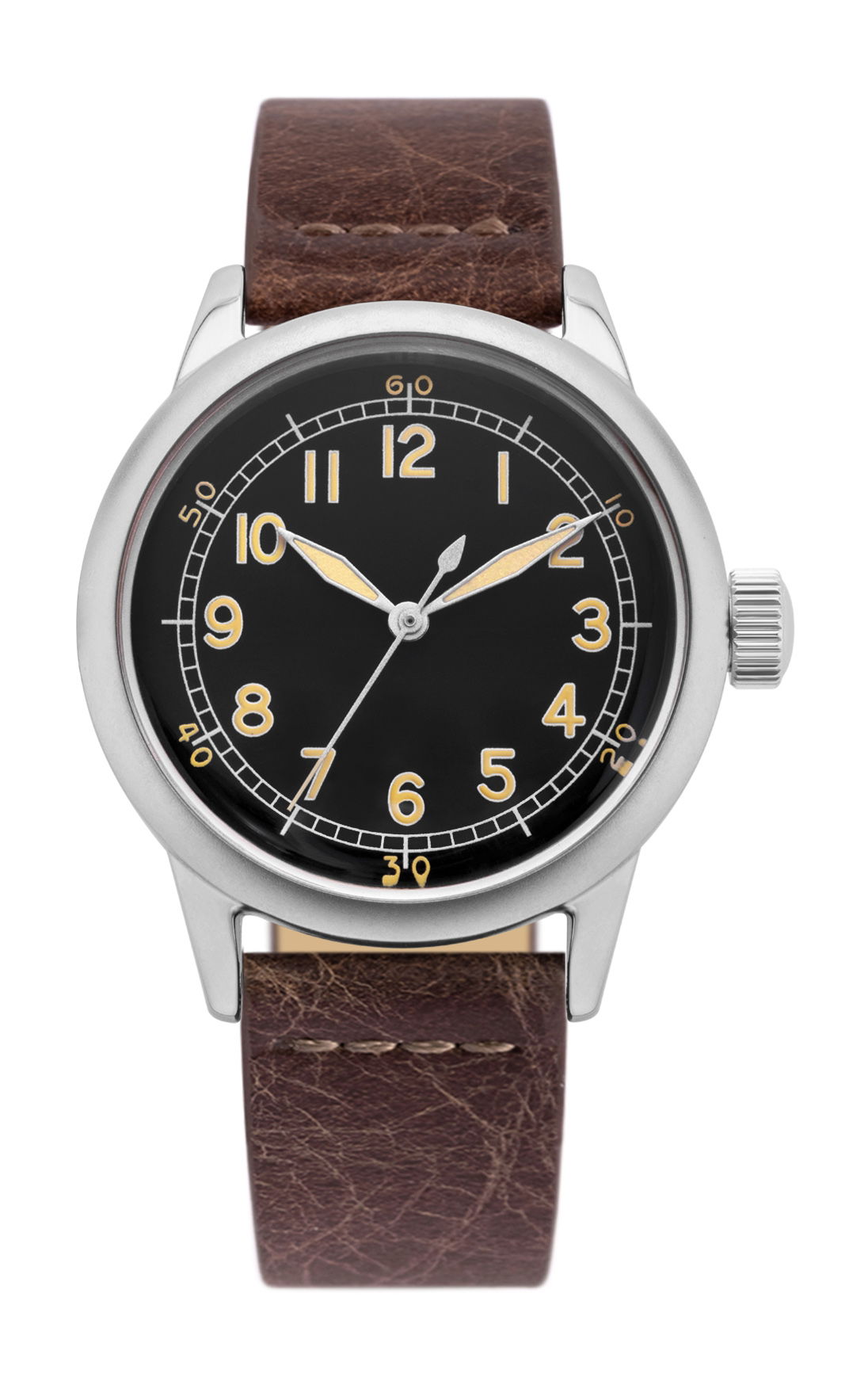 Praesidus Spec 2 Ameriquartz – Patina Leather watch