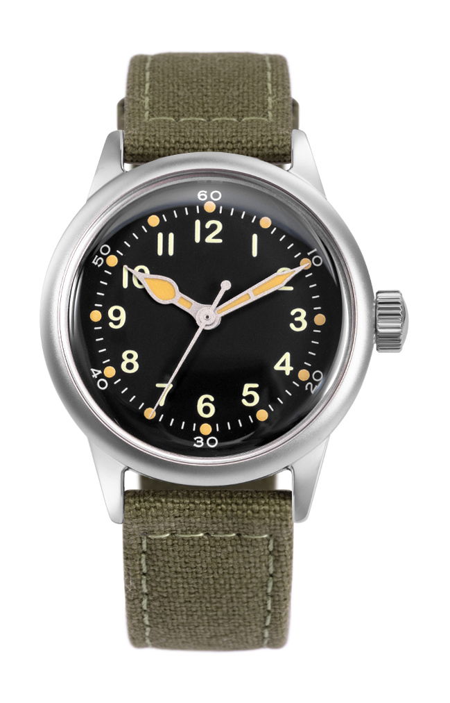 Praesidus Service Watch – Black Canvas watch