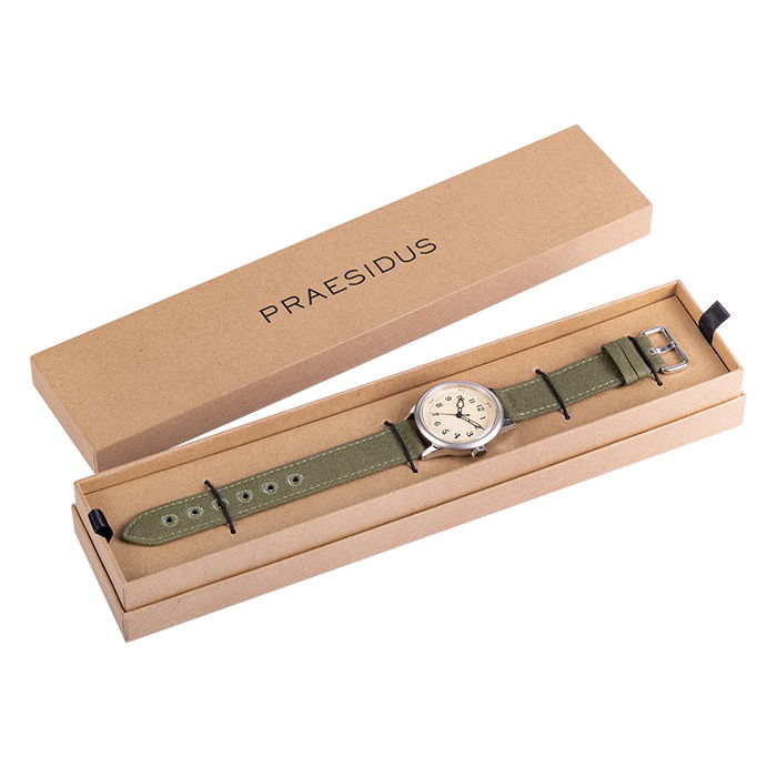 Praesidus Service Watch – White Canvas - View 2