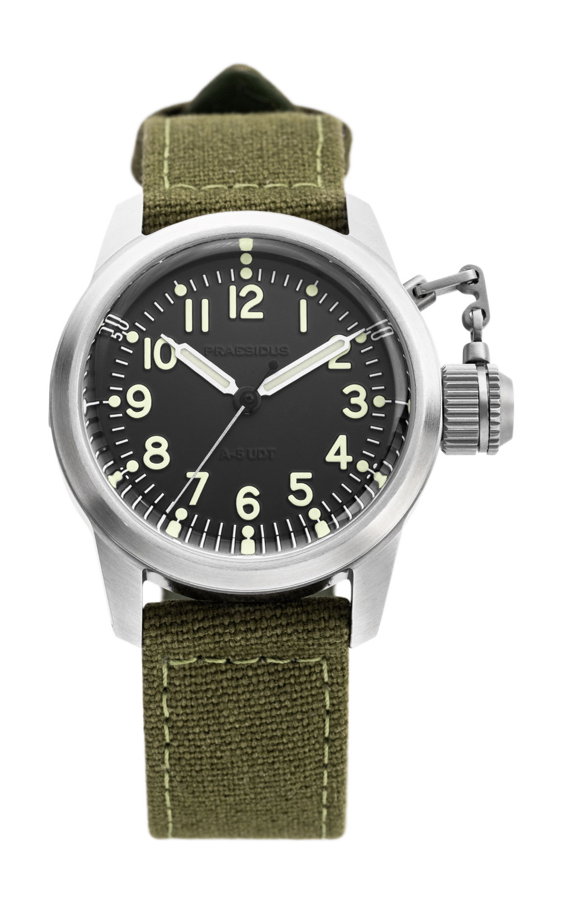 Praesidus A-5 UDT: Stock Green Canvas watch