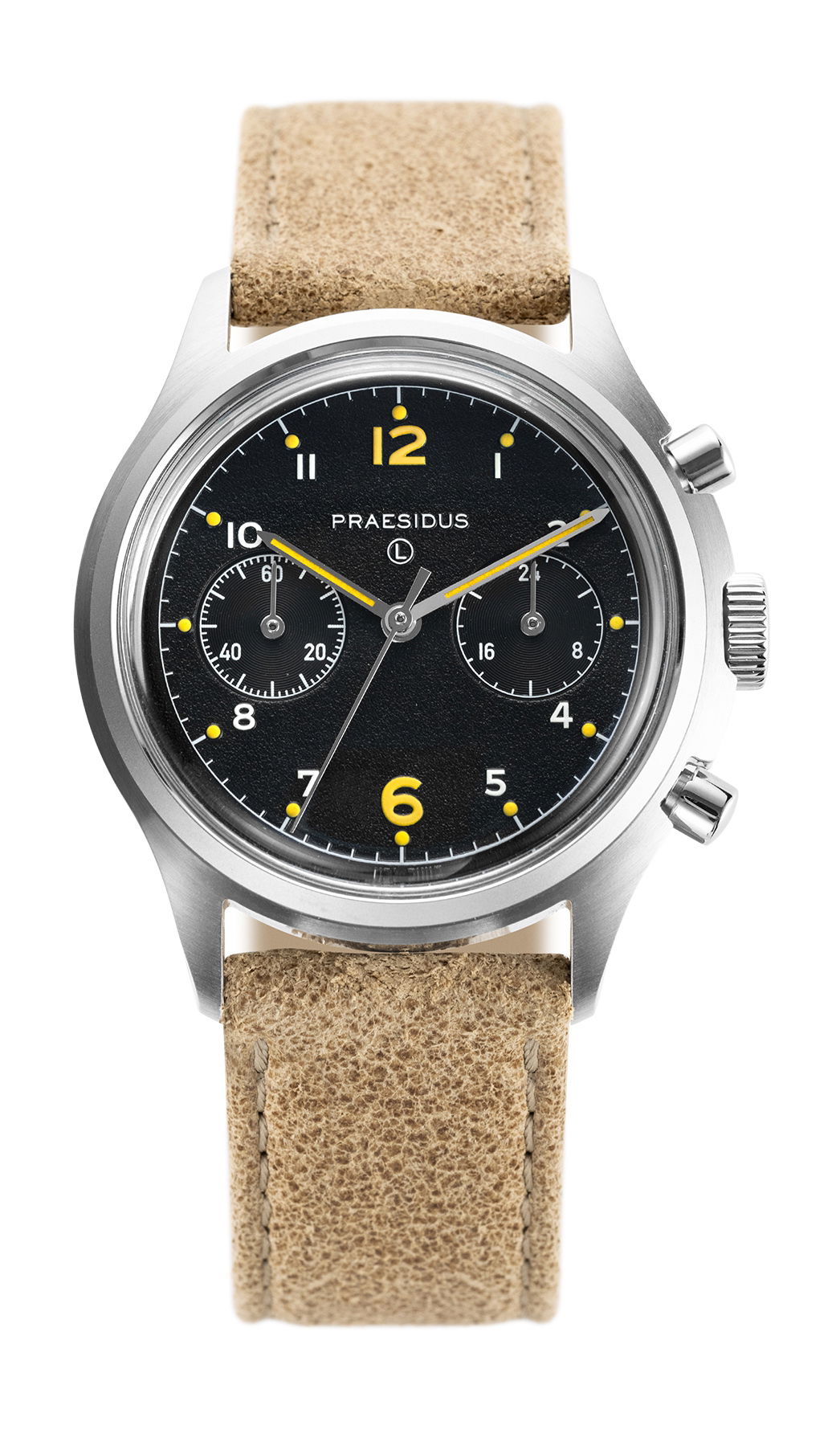 Praesidus PAC-76 Chrono Sand Leather watch