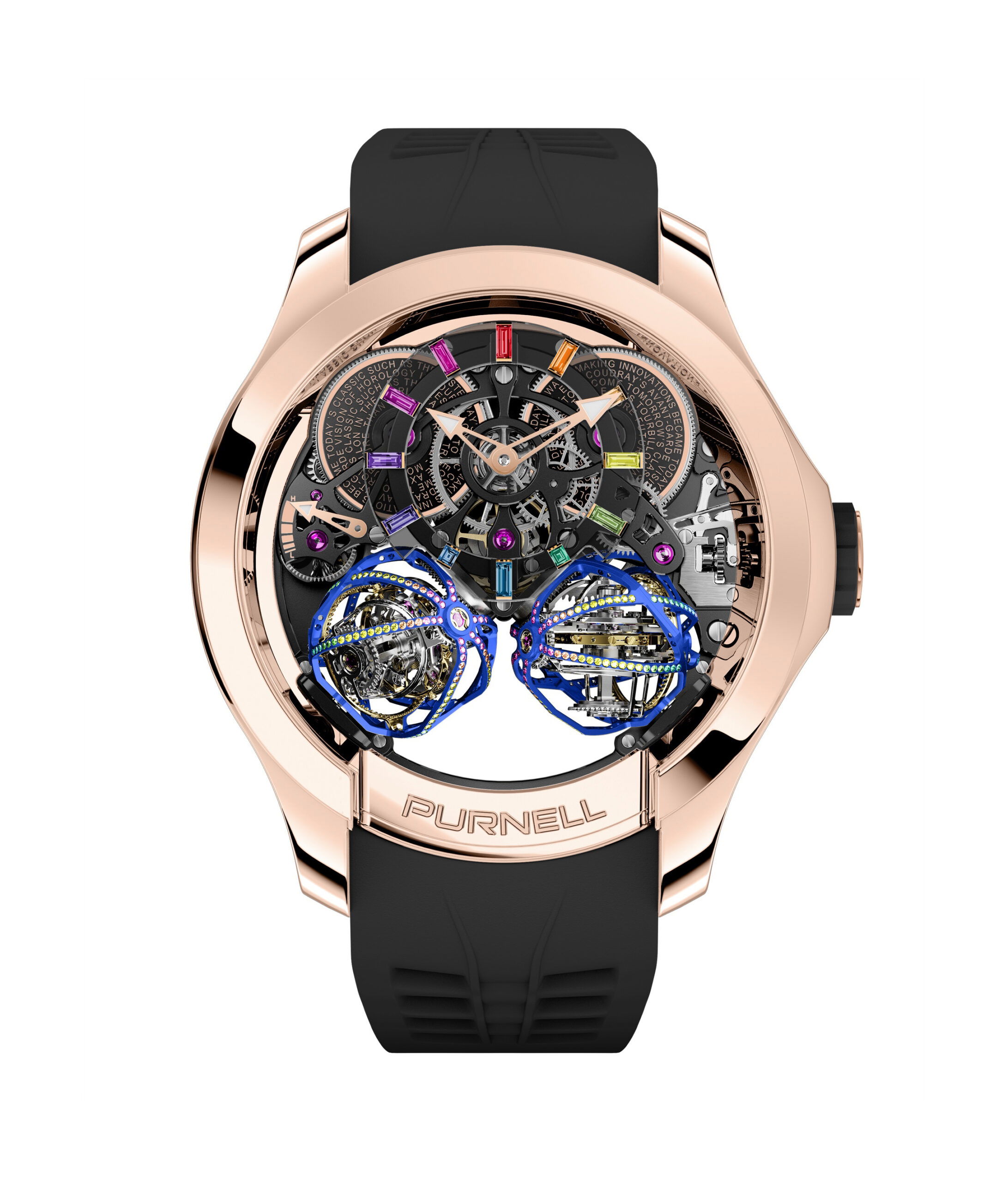 Purnell Escape II 18K Rose Gold Rainbow watch