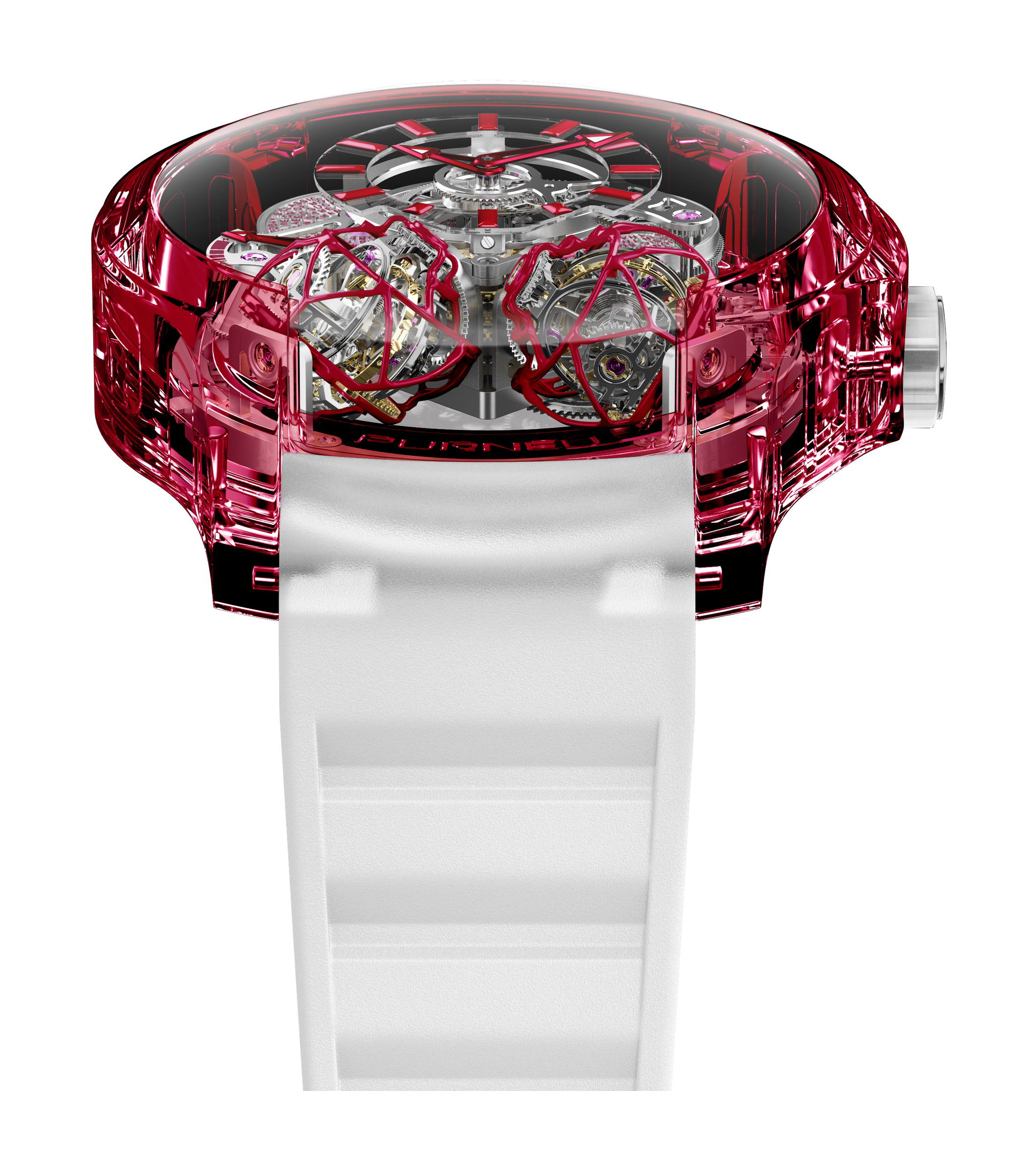 Purnell Escape II Absolute Sapphire “Hancock Red” watch
