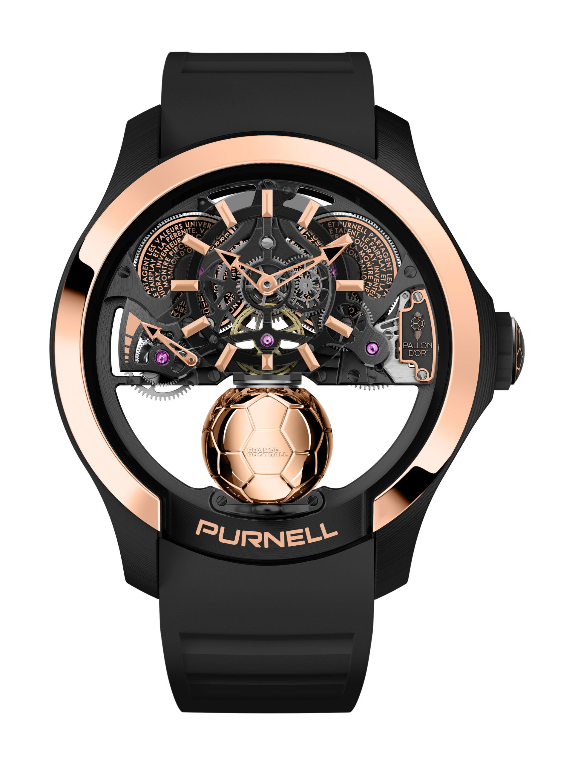 Purnell Escape Legend Carbon 18K Rose Gold Bezel watch