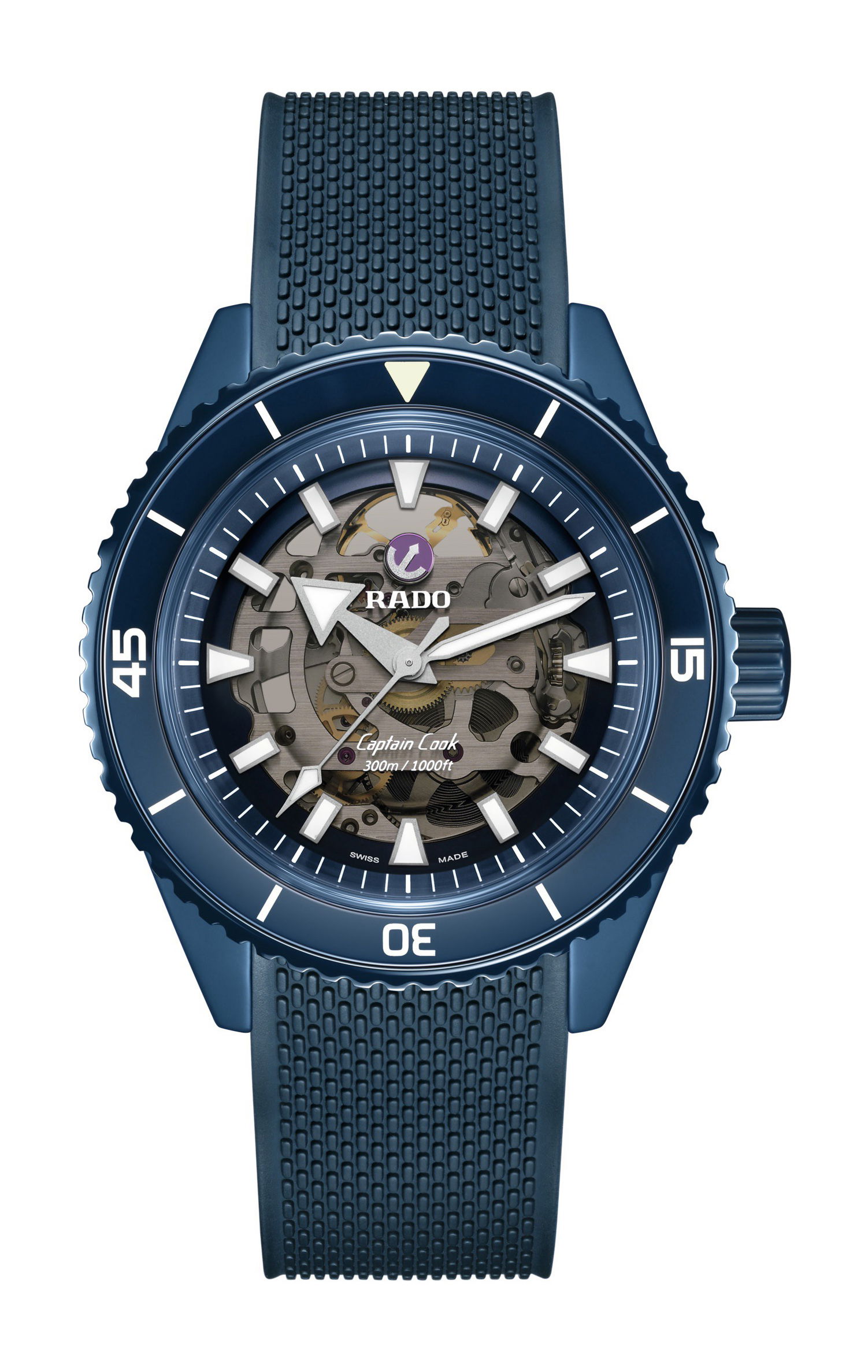 Rado Captain Cook High-Tech Ceramic Skeleton watch