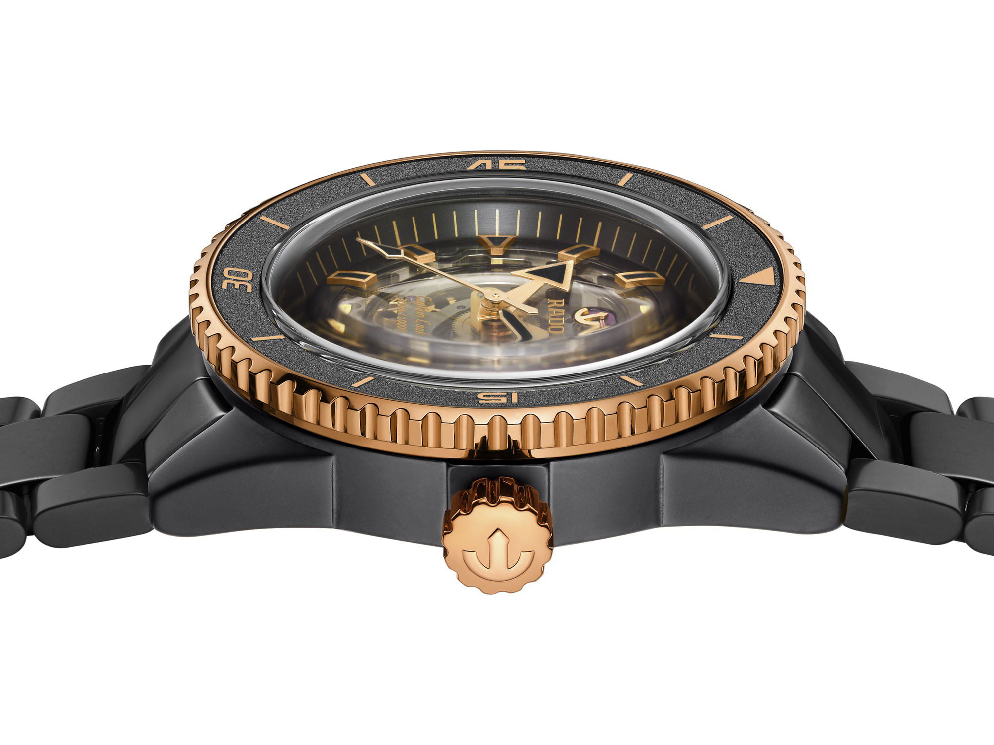 Rado Captain Cook High-Tech Ceramic Skeleton - View 2
