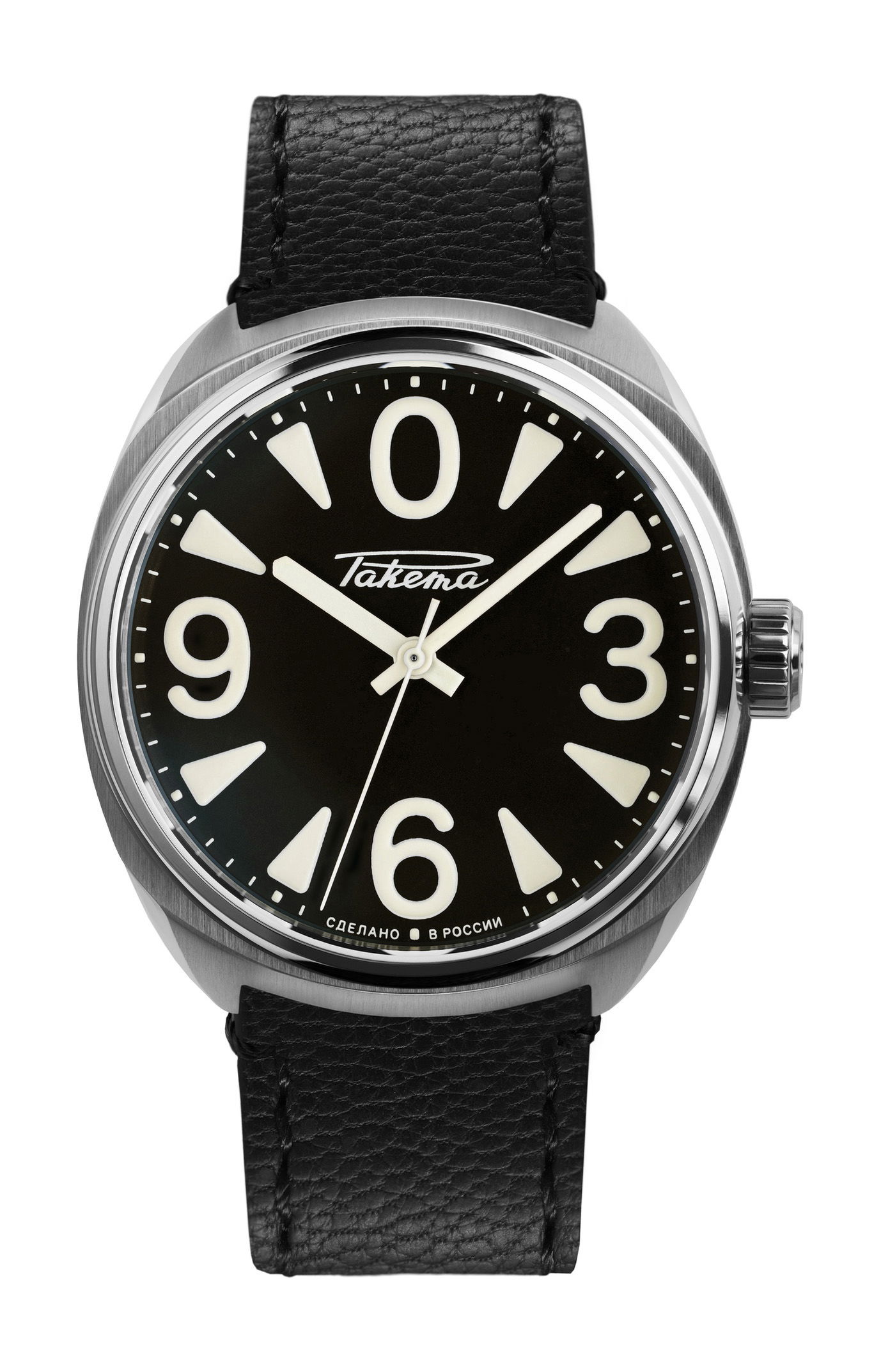 Raketa Classic “BIG ZERO” Black 0296 watch