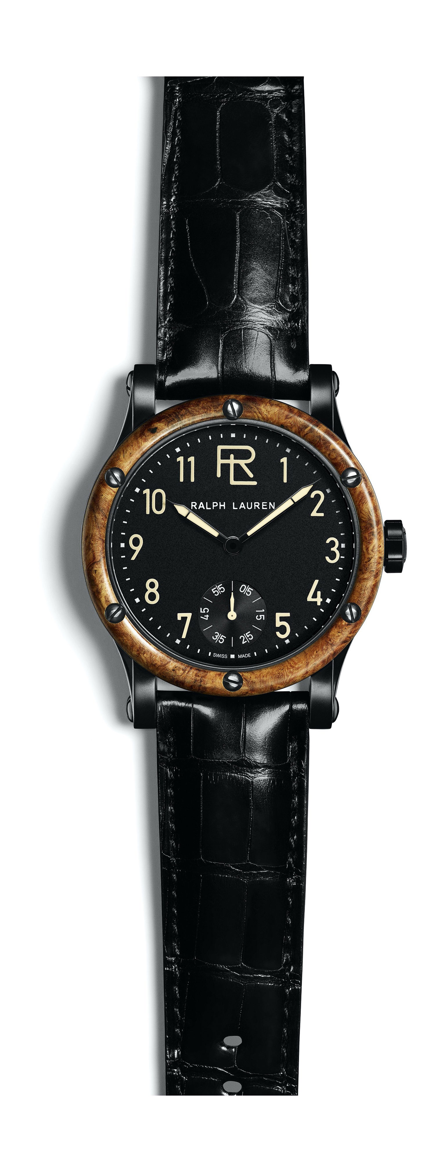 Ralph Lauren Rl Automotive 39mm Black Steel watch