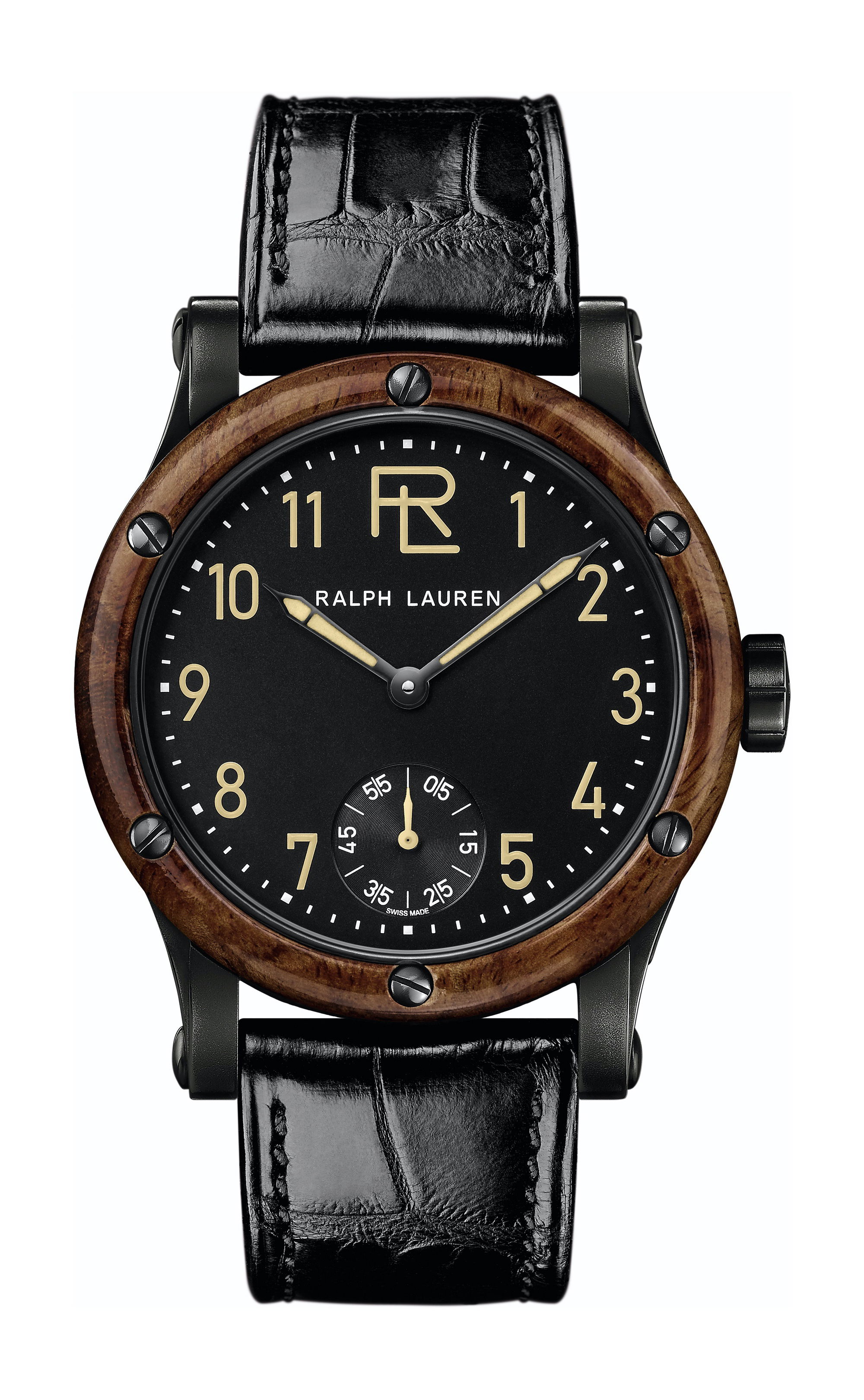 Ralph Lauren Rl Automotive 45mm Black Steel watch