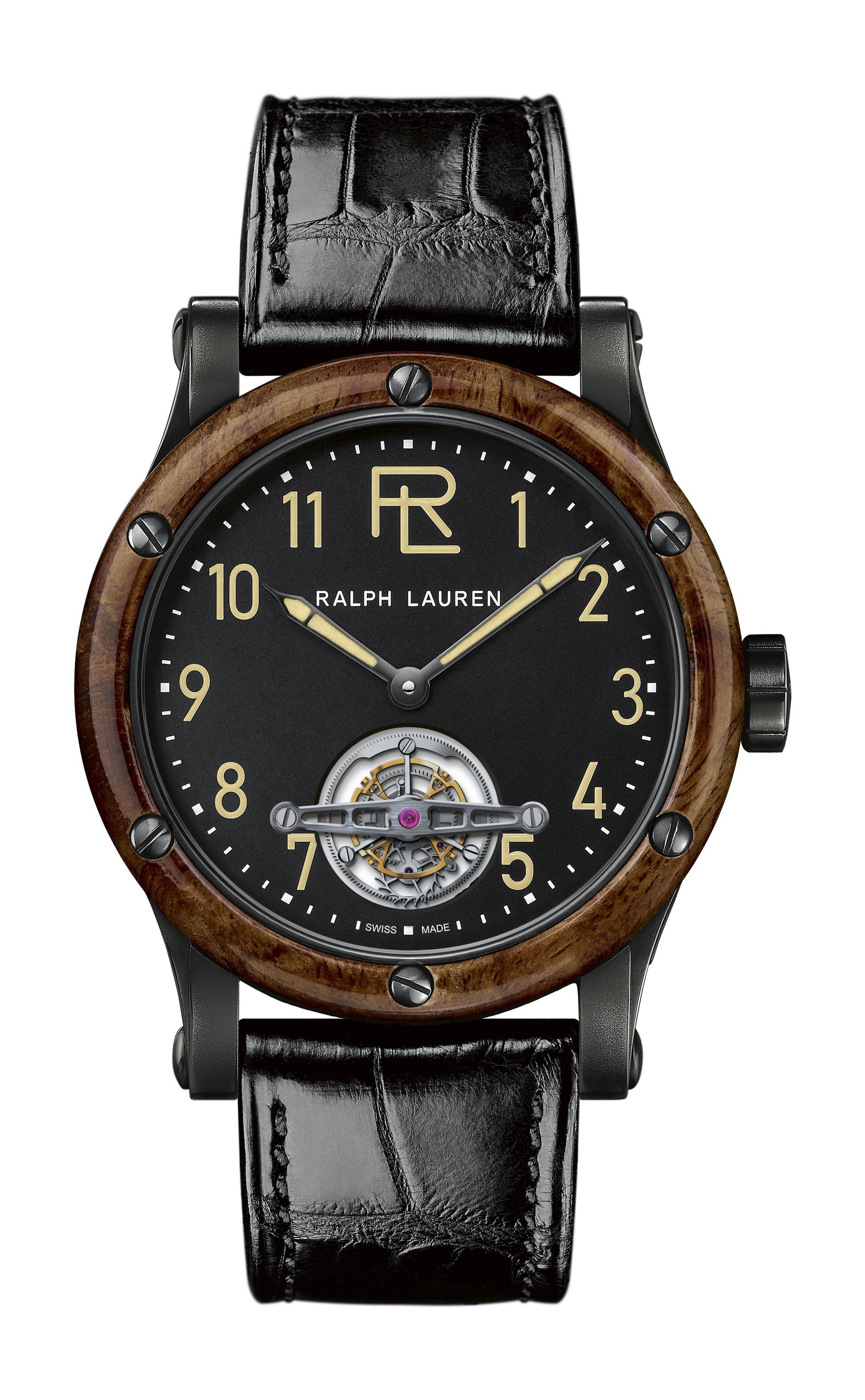 Ralph Lauren Rl Automotive Tourbillon 45mm Black Steel watch