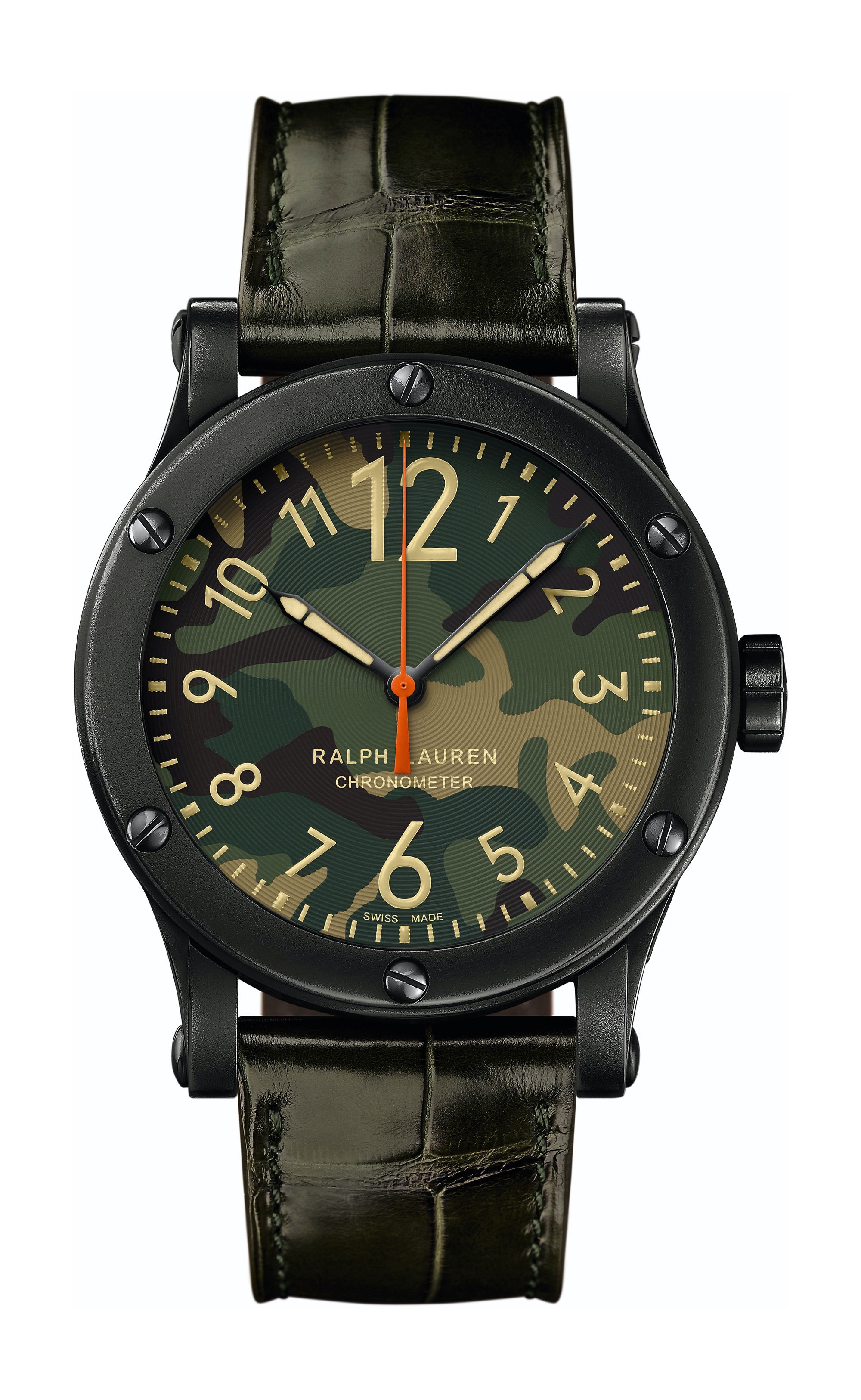 Ralph Lauren Rl67 Safari Chronometer 45mm “Black Aged” Steel watch