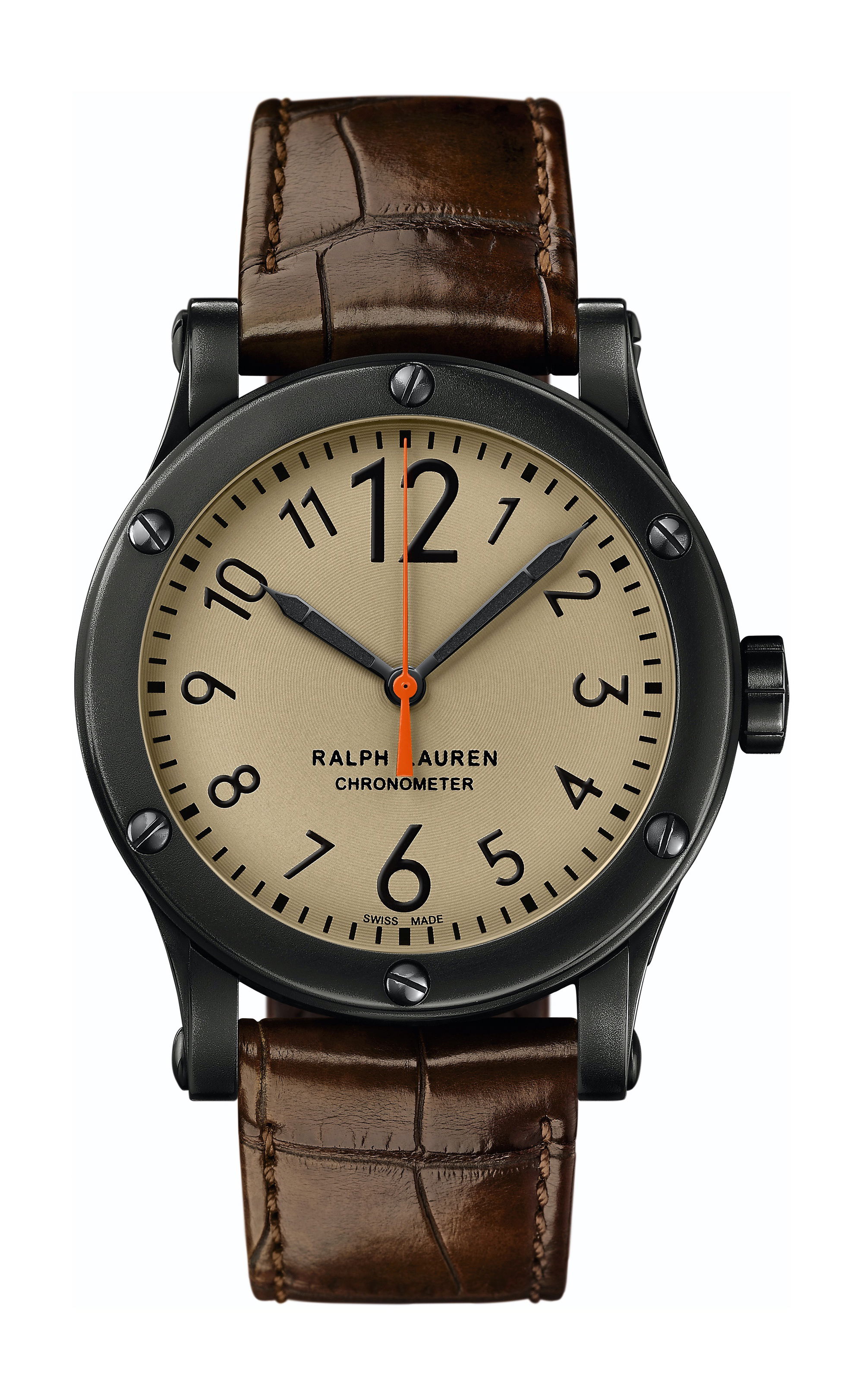 Ralph Lauren Rl67 Safari Chronometer 45mm “Black Aged” Steel watch