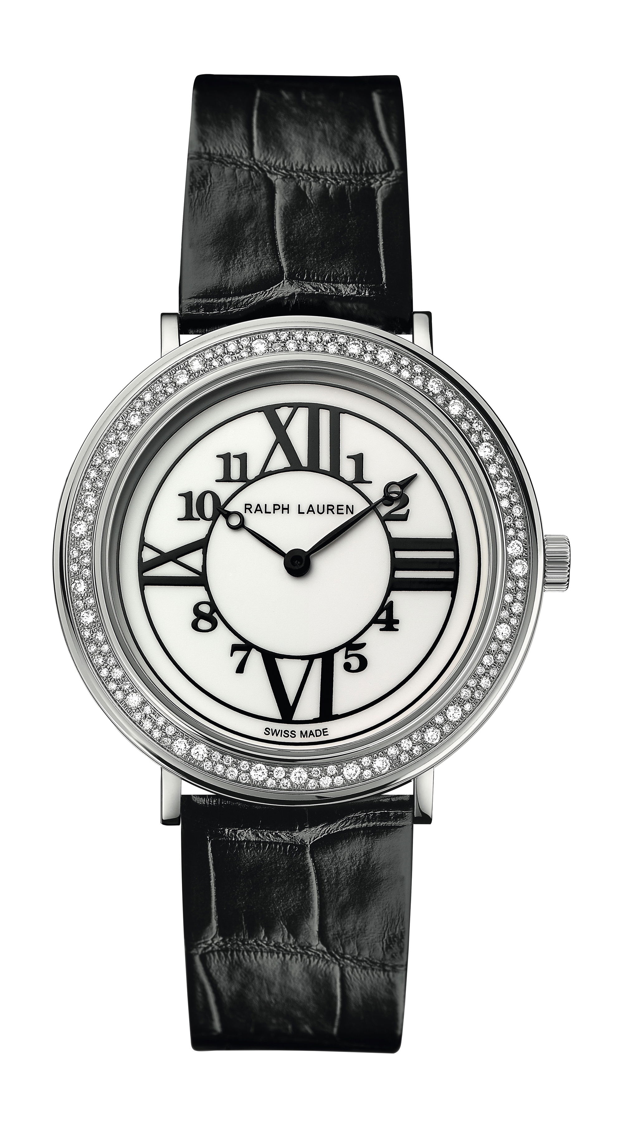Ralph Lauren Rl888 32mm Steel Snowfall Diamonds watch