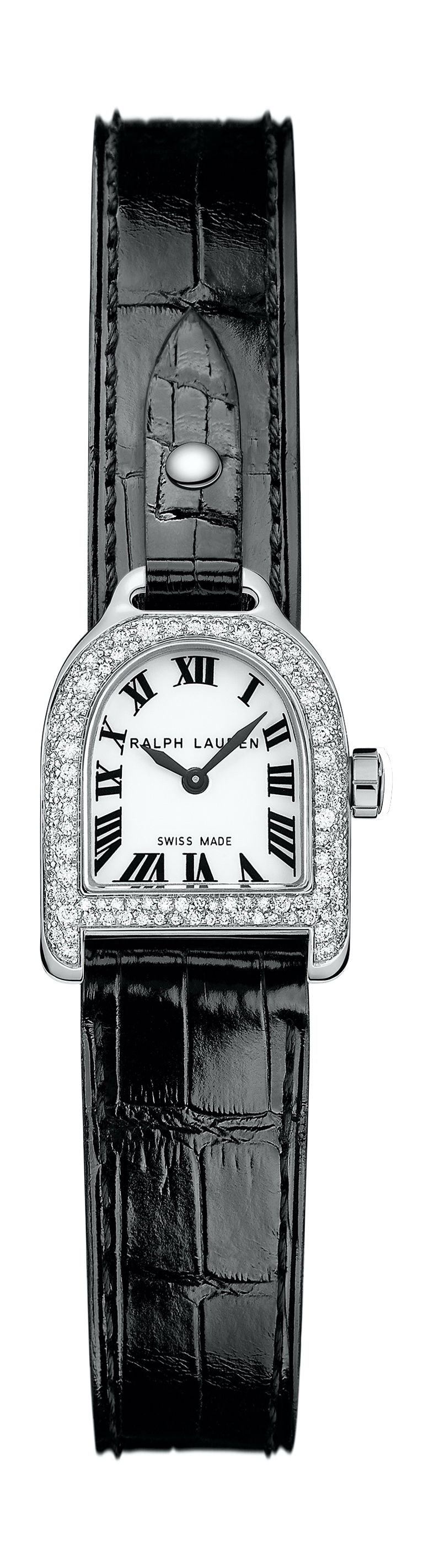 Ralph Lauren Stirrup Mini Steel Snowfall watch
