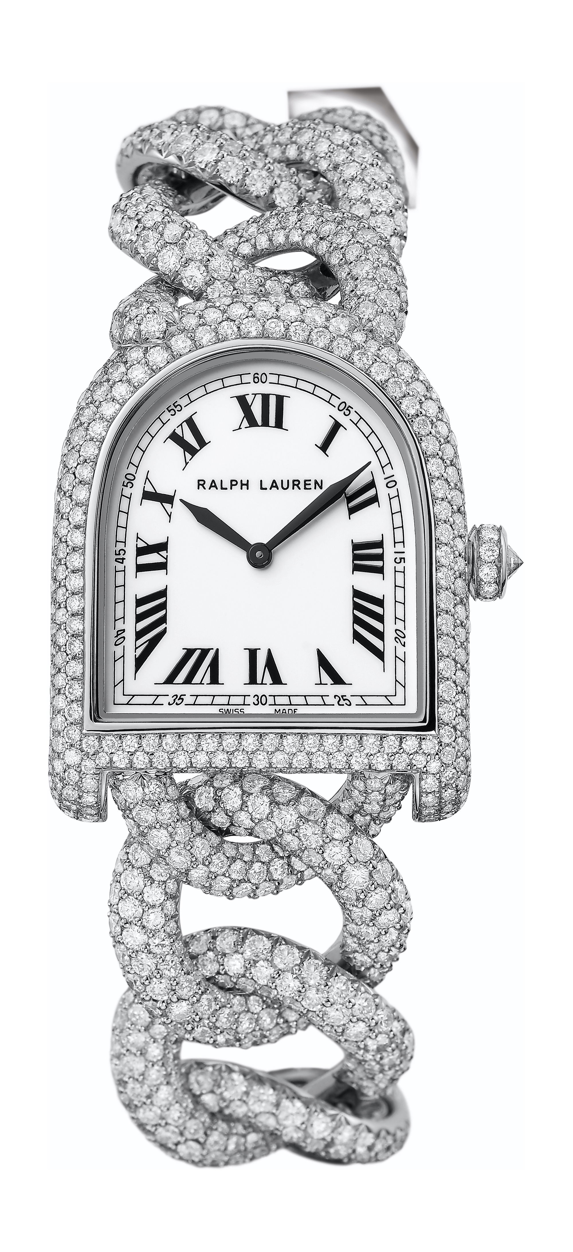 Ralph Lauren Stirrup Small Diamond Link watch