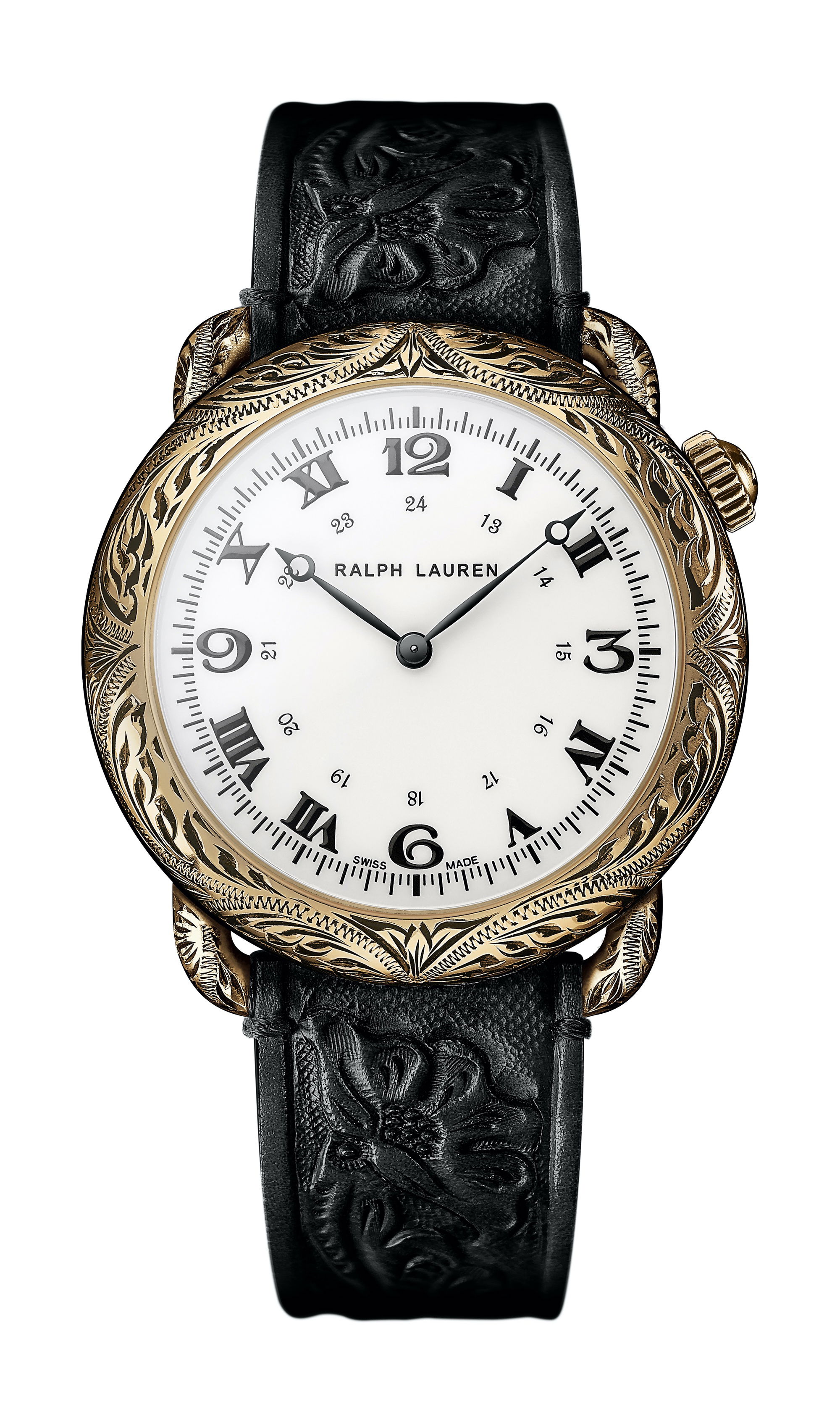Ralph Lauren Western Round 45mm Rose Gold watch