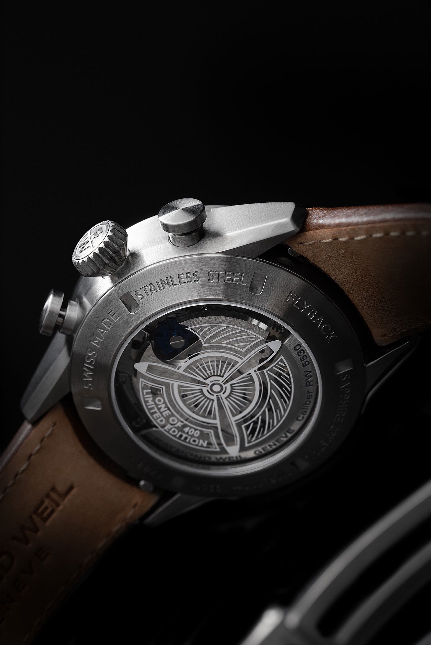 Raymond Weil Freelancer Pilot Flyback Chronograph Limited Edition - View 3