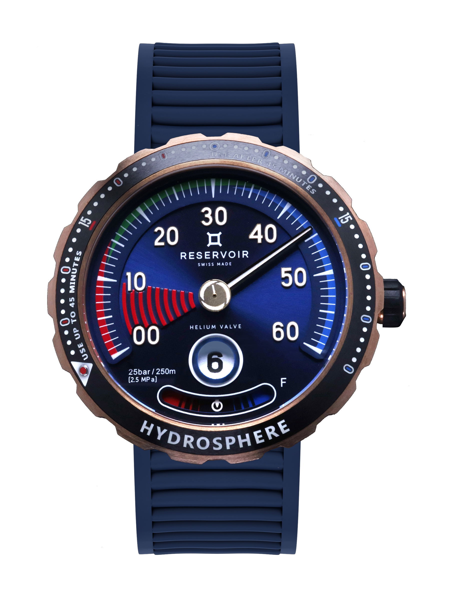 Reservoir Hydrosphere Bronze Blue watch