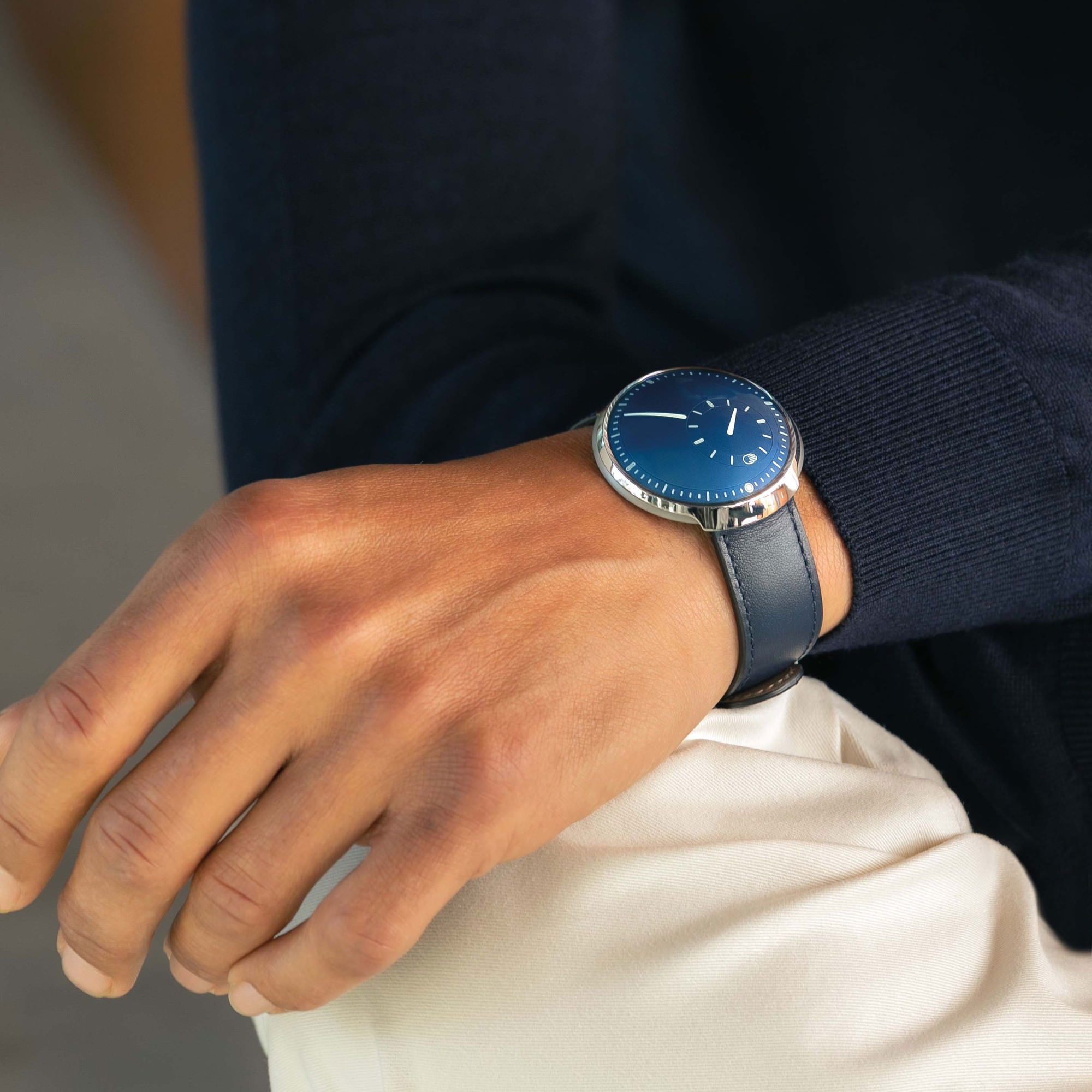 Ressence Type 8 Cobalt Blue - View 3