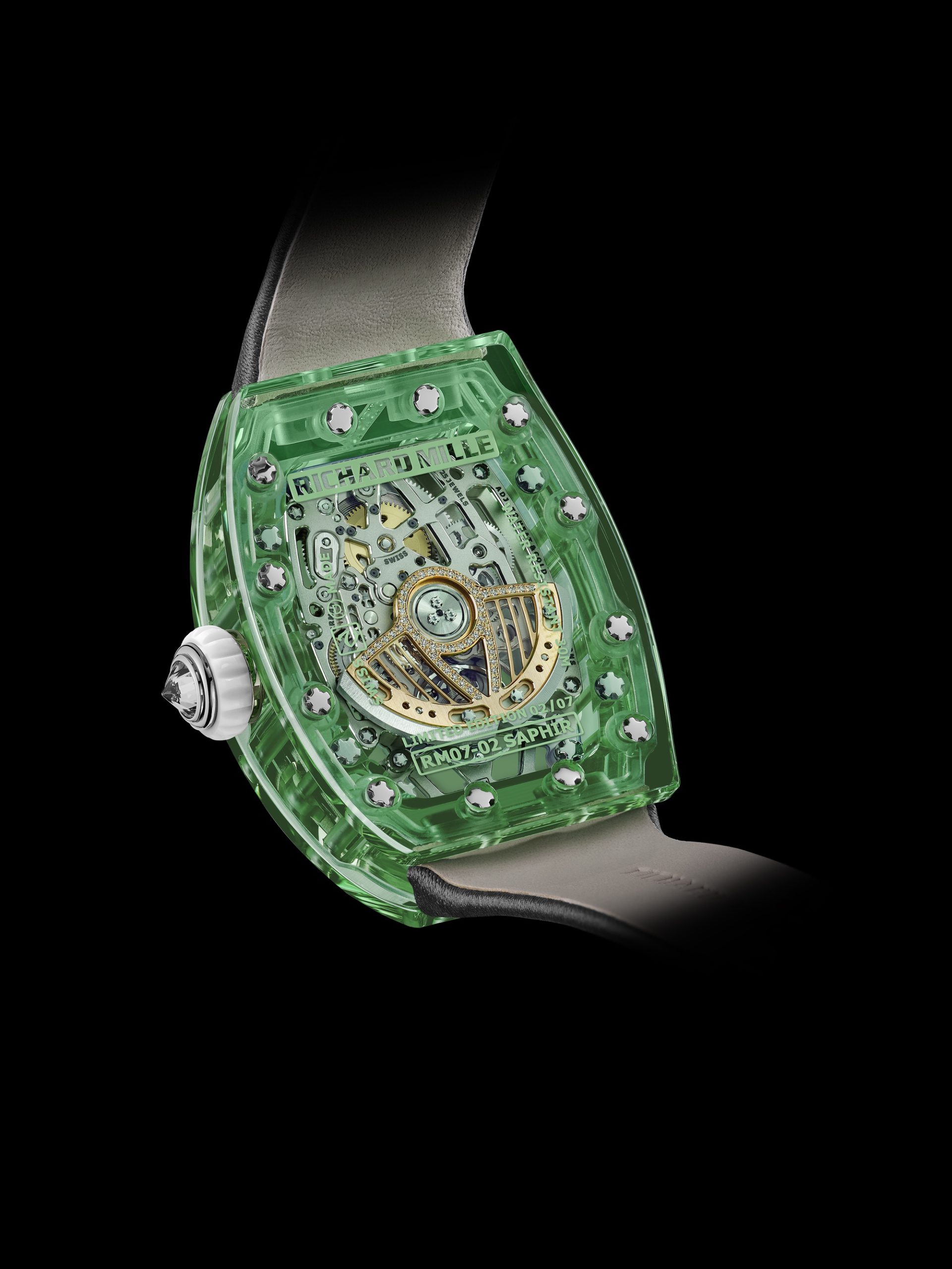 Richard Mille RM 07-02 Automatic Sapphire Green Set - View 3
