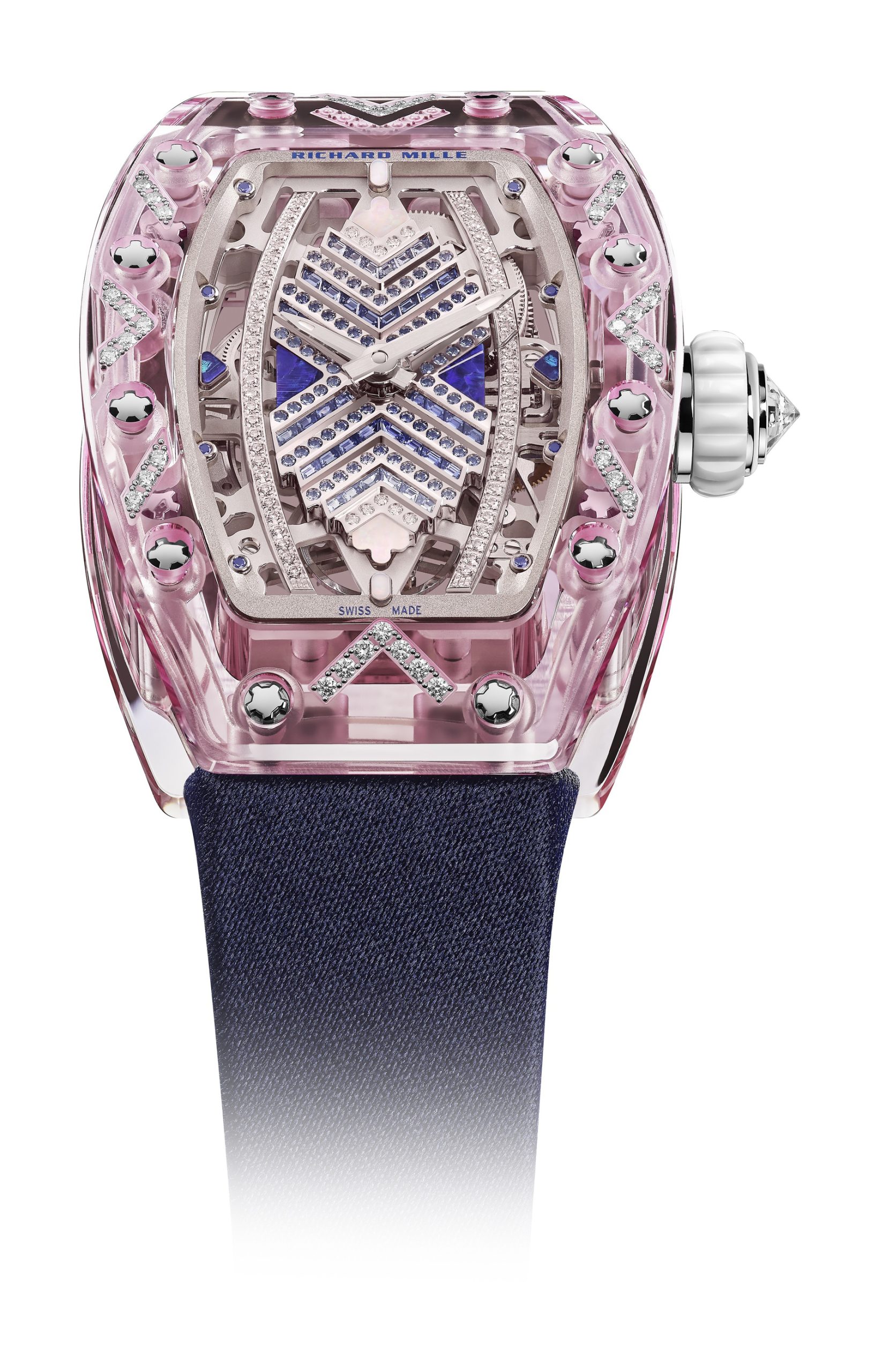 Richard Mille RM 07-02 Automatic Sapphire Pink Set watch
