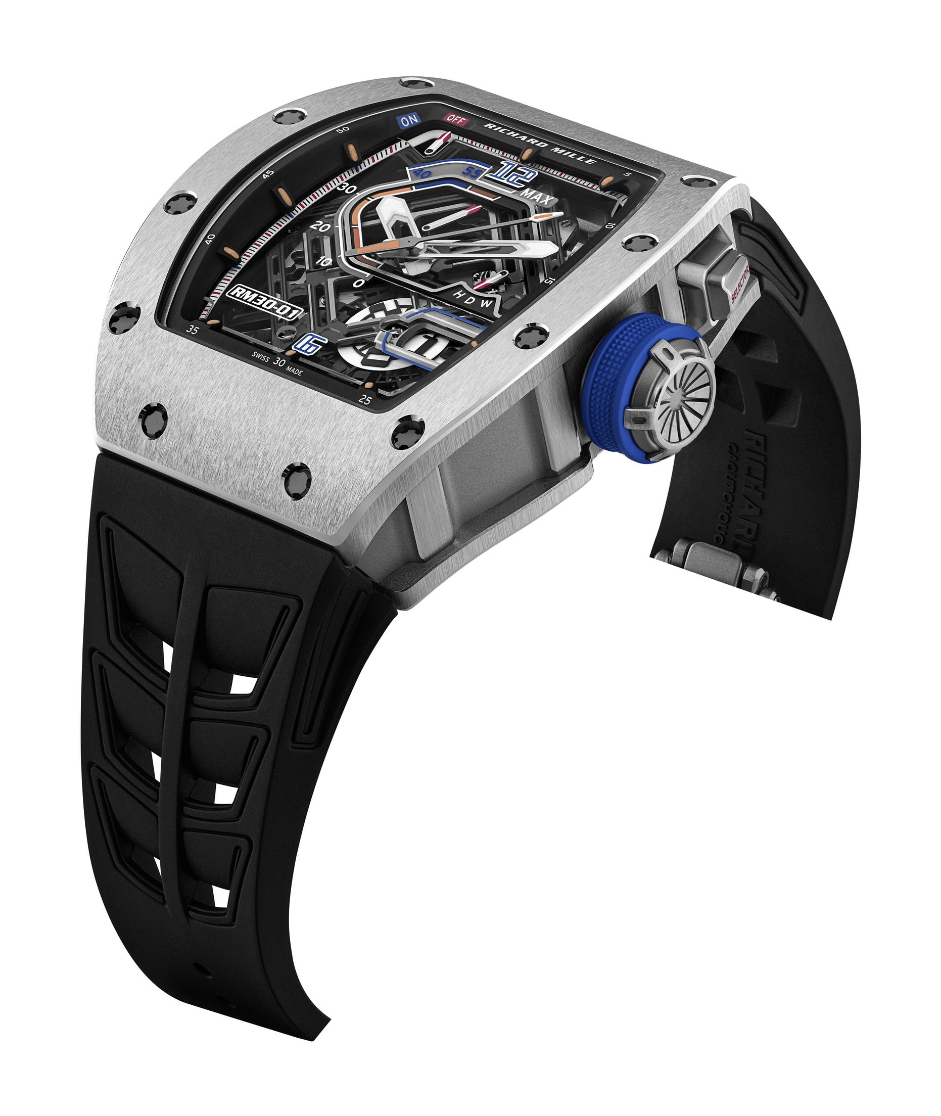Richard Mille RM 30-01 Automatic Winding with Declutchable Rotor Titanium watch